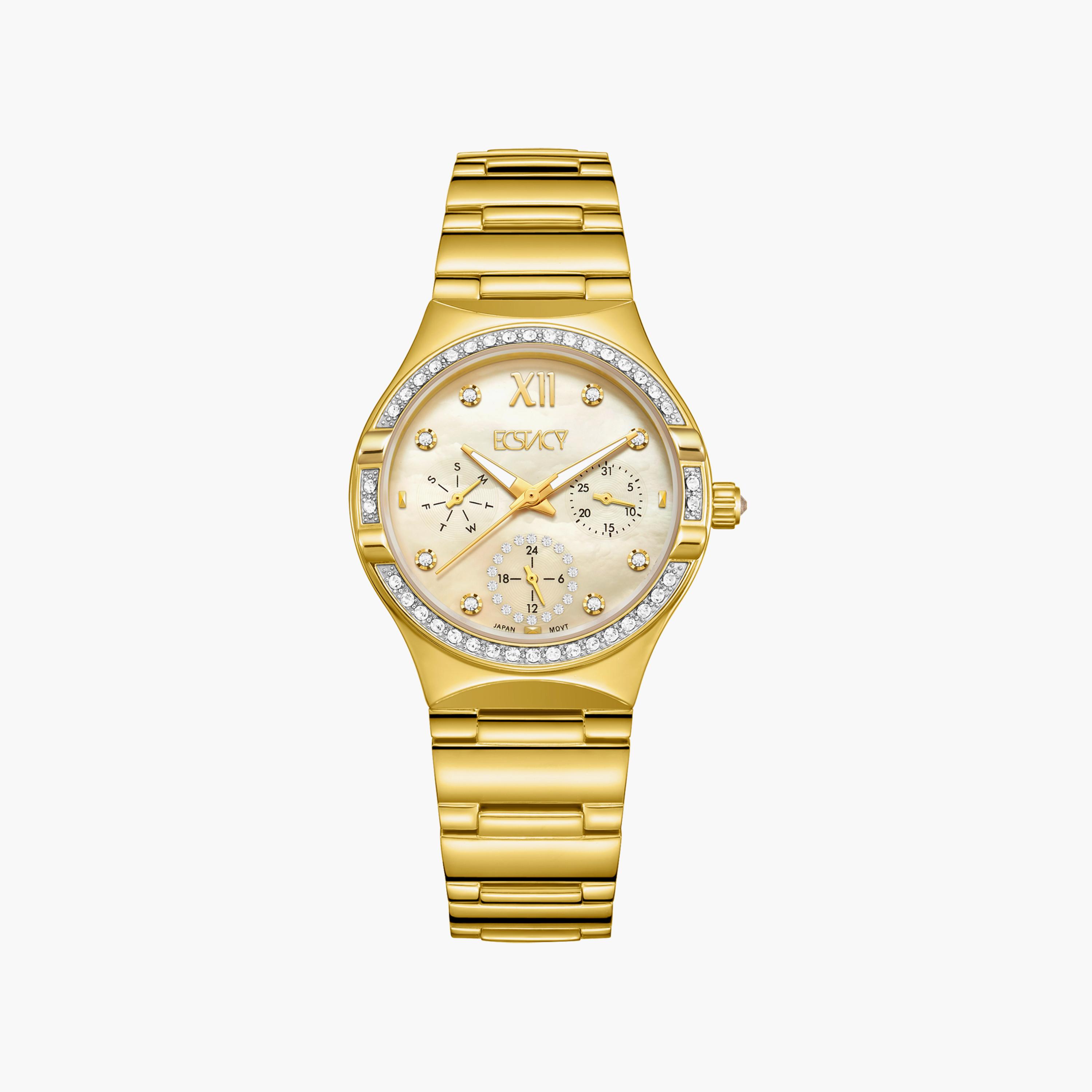 ساعة نسائية ذات انالوج من إسبريت بسوار من سيليكون باللون الأسود | ES.1L416P0015-women-watchesandjewellery-watches-image-1