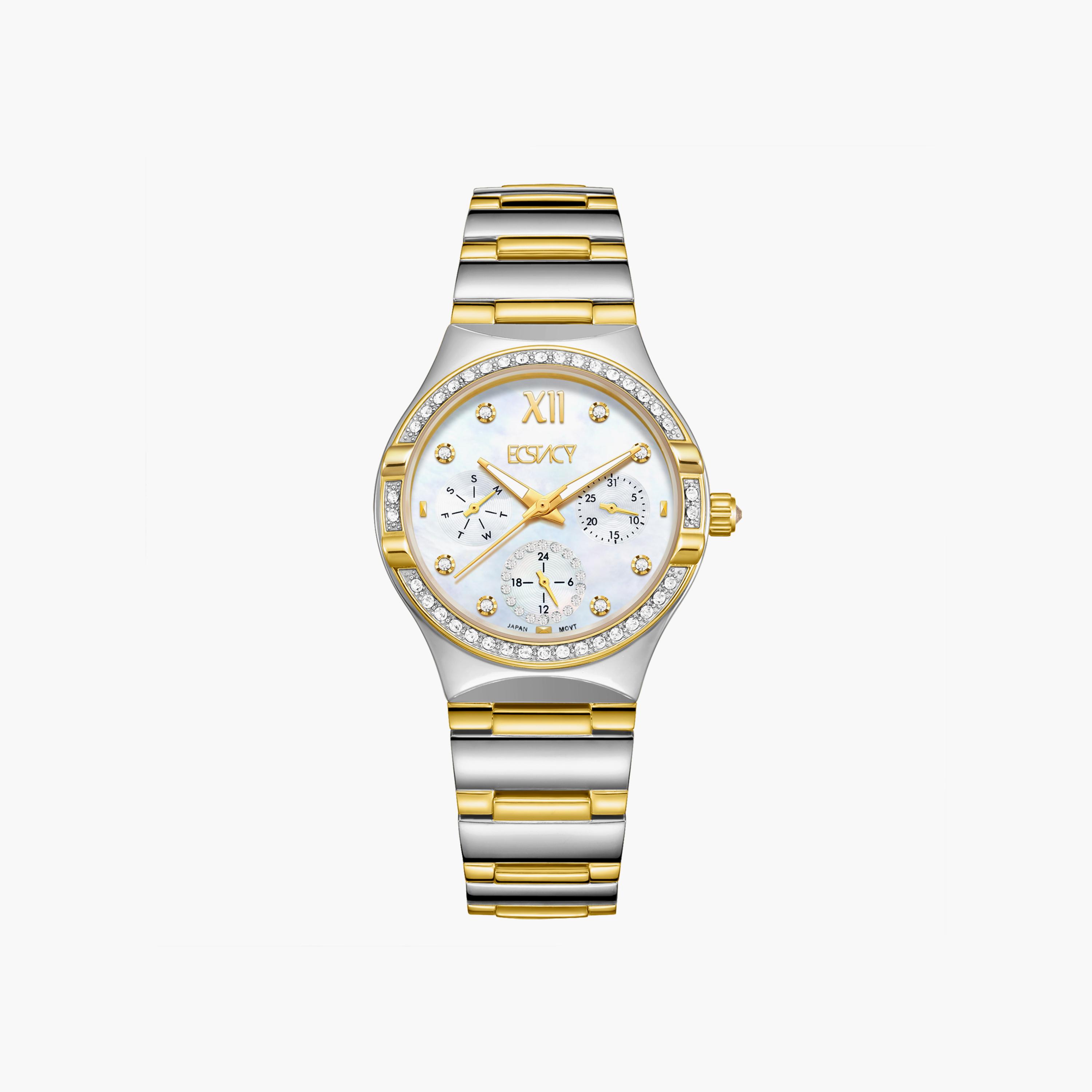 ساعة نسائية ذات انالوج من إسبريت بسوار من سيليكون باللون الزهري | ES.1L416P0035-women-watchesandjewellery-watches-image-1