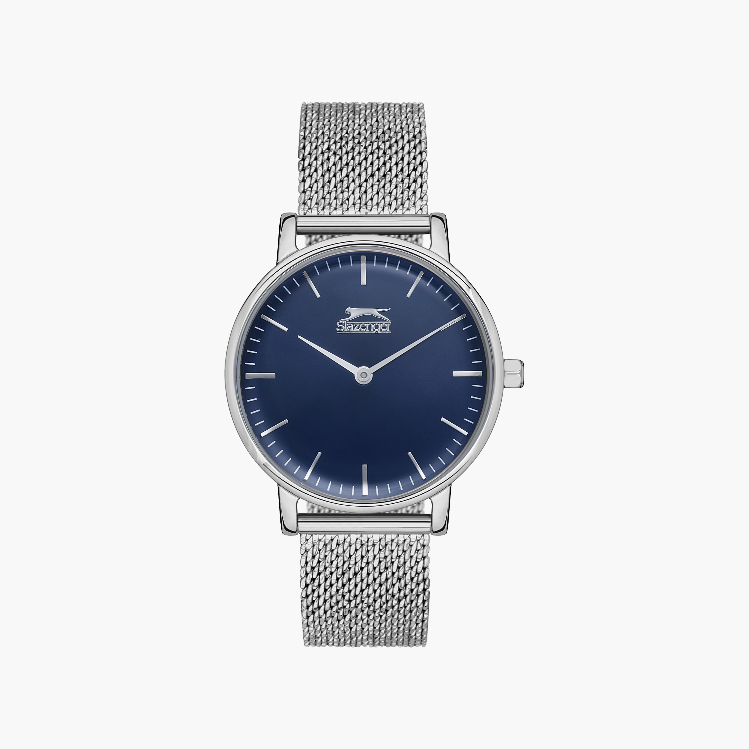 Slazenger Silver Analog Mesh Strap Watch | SL.9.2119.3.05-women-watchesandjewellery-watches-image-1