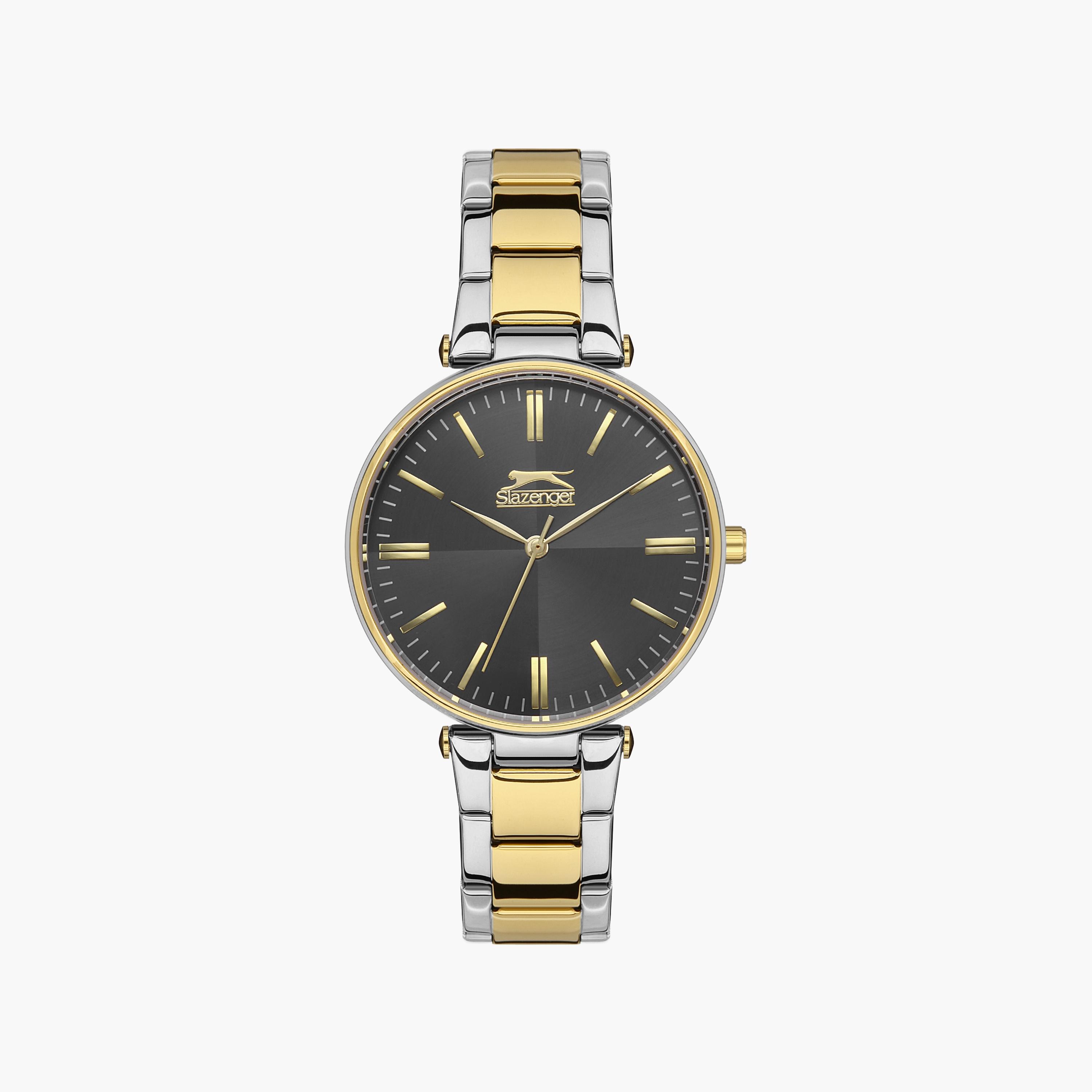 ساعة سلازنجر ذو انالوج للنساء بسوار فضي وذهبي مع ستانلس ستيل | SL.9.2122.3.06-women-watchesandjewellery-watches-image-1