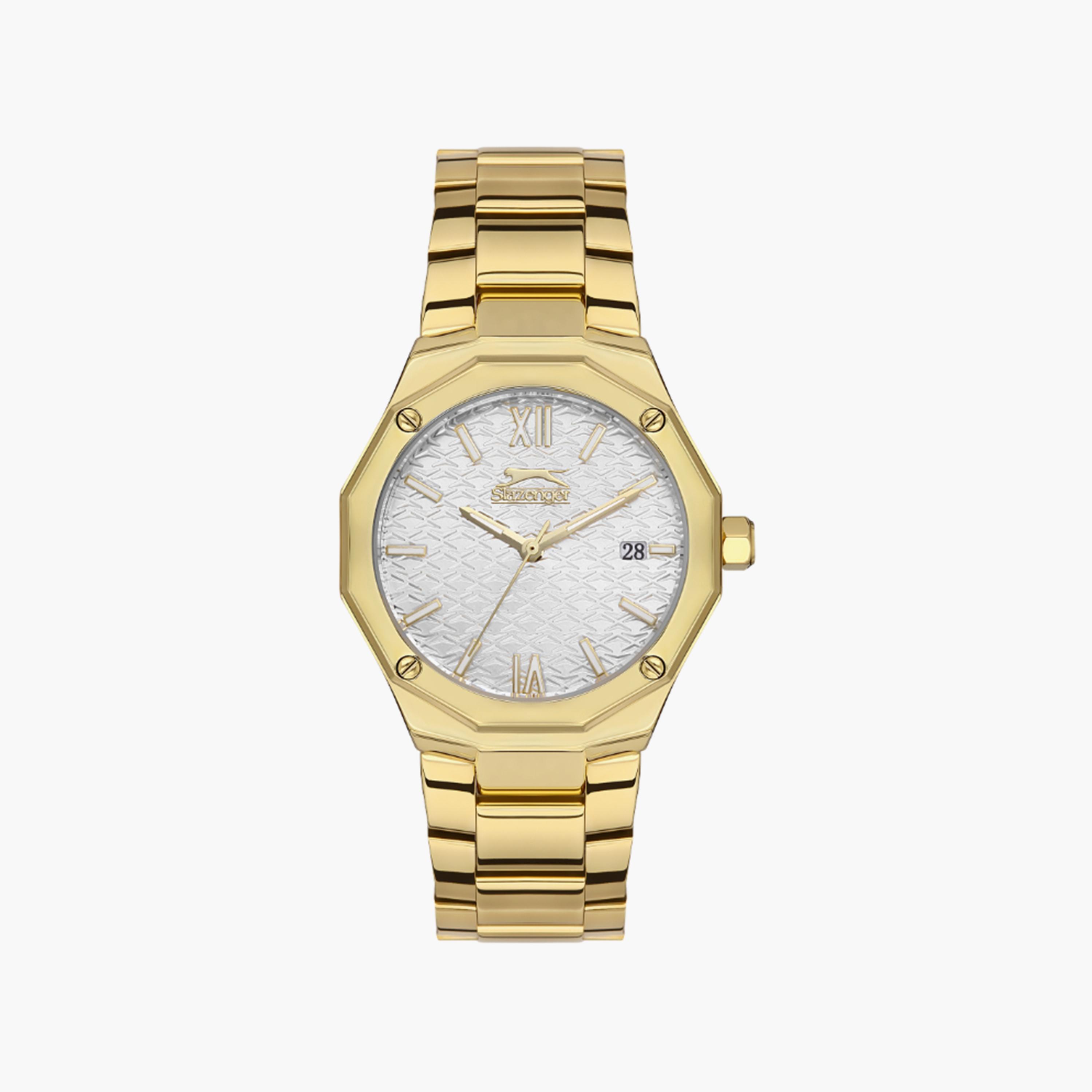 ساعة سلازنجر ذو انالوج للنساء بسوار ذهبي مع ستانلس ستيل | SL.9.2149.3.02-women-watchesandjewellery-watches-image-1