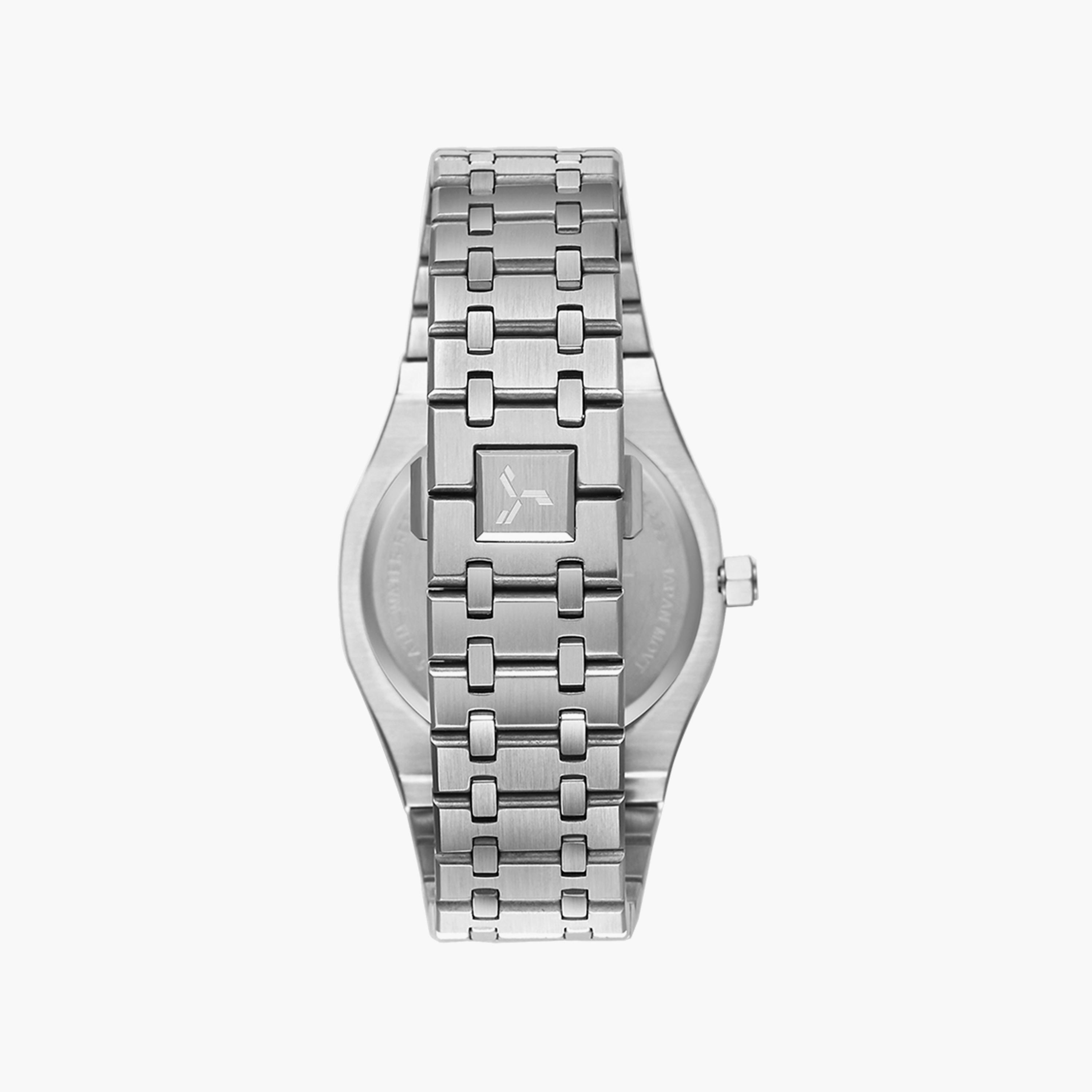 ساعة أنالوج فضية بسوار ستانلس ستيل من تورنادو للرجال | T9009-SBSHG-men-watchesandjewellery-watches-image-3