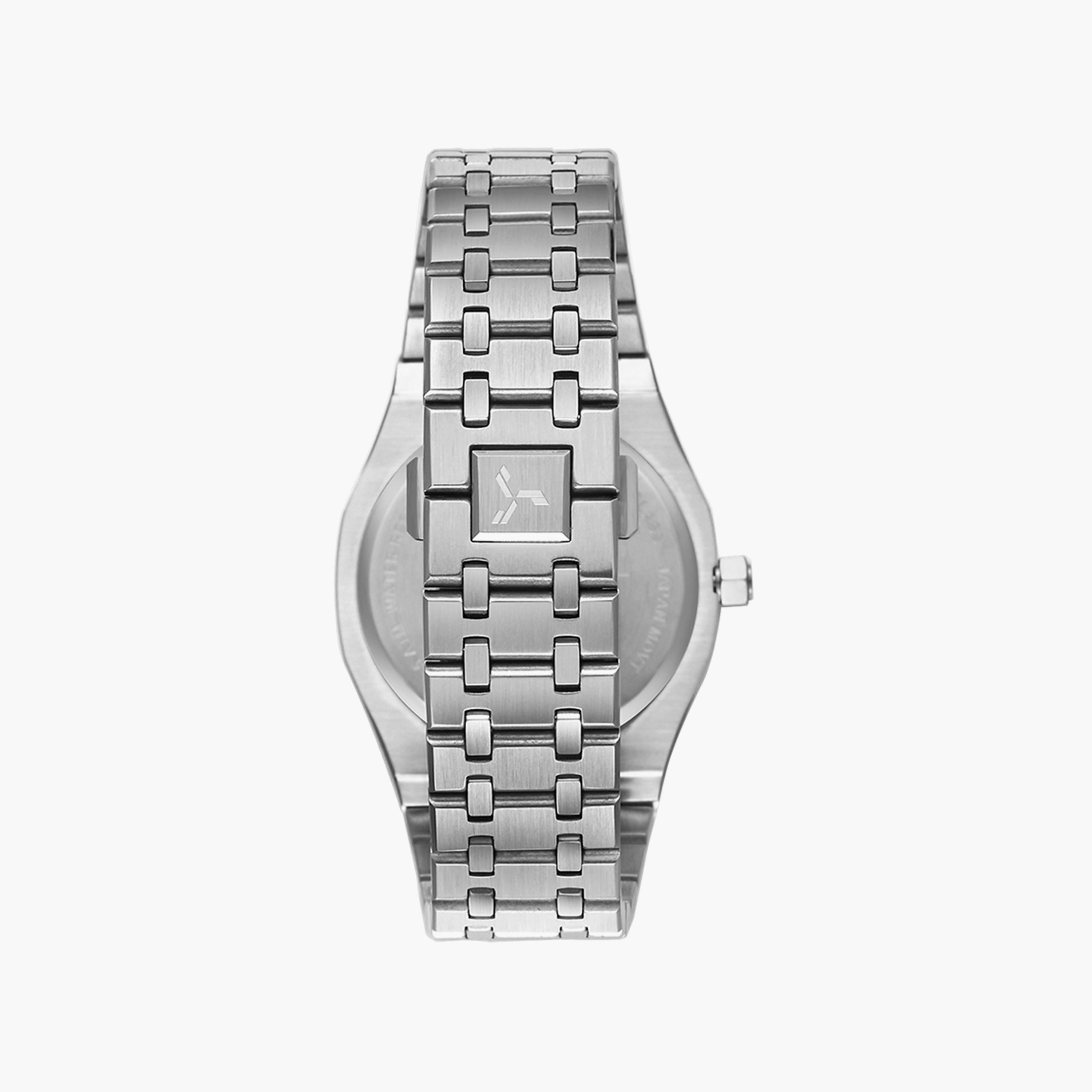 Tornado Men's Silver Analog Stainless Steel Strap Watch | T9009-SBSN-men-watchesandjewellery-watches-image-3