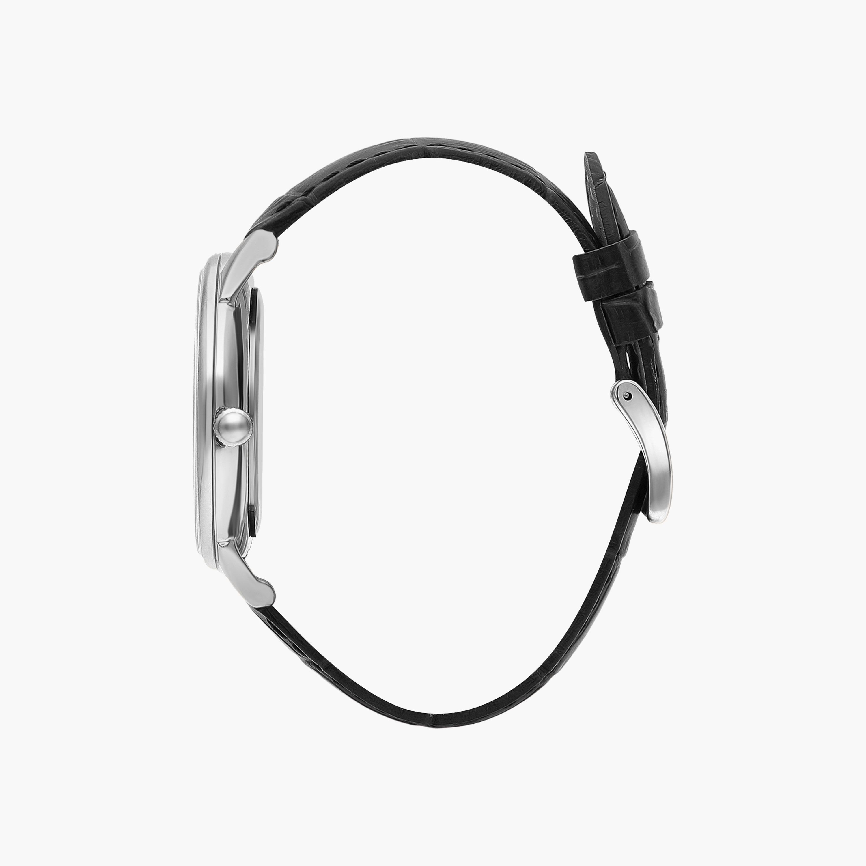 ساعة أنالوج من بيفرلي هيلز بولو كلوب بعقارب وسوار جلدي أسود للرجال | BP3342X.331-men-watchesandjewellery-watches-image-2