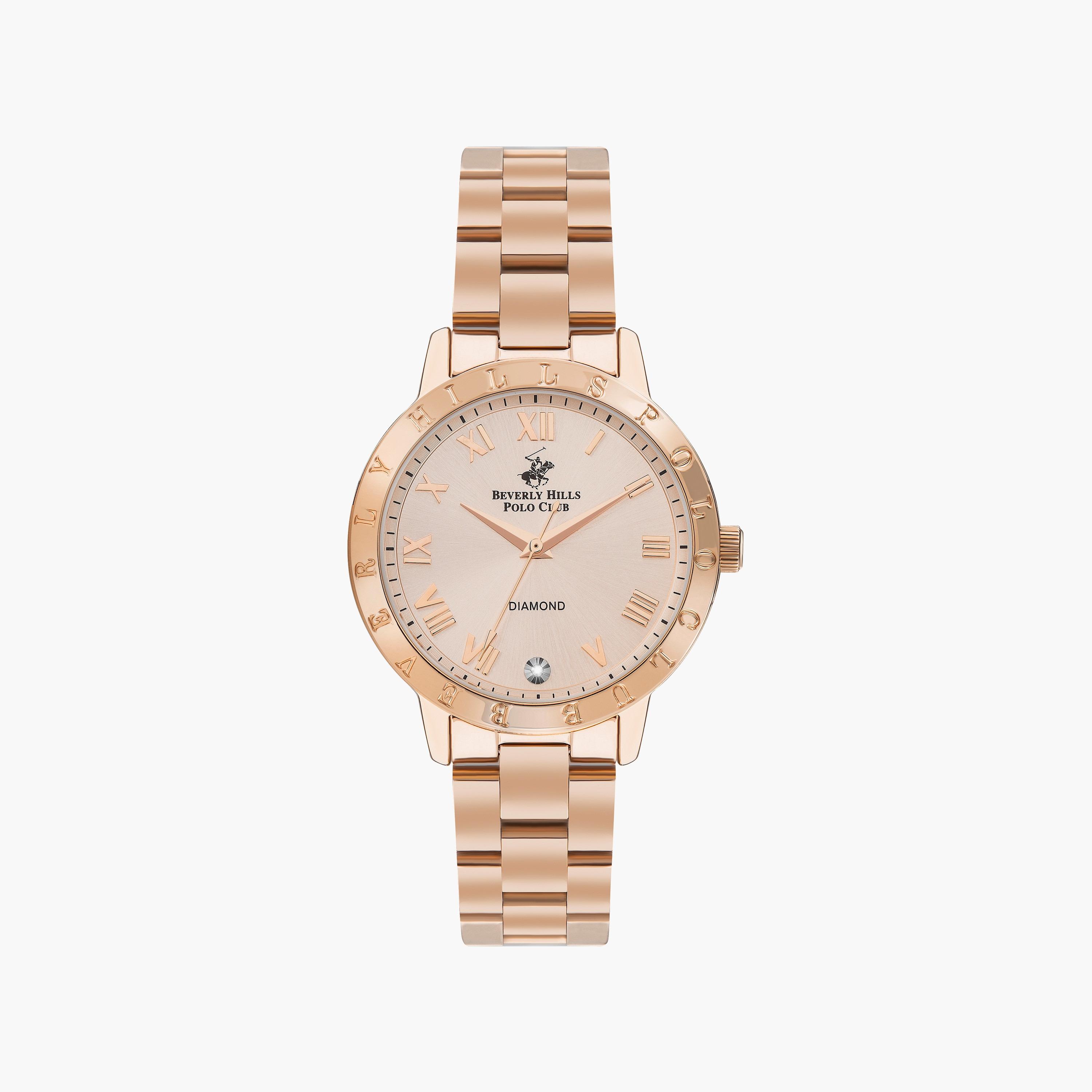 ساعة أنالوج ذهبية بسوار ستانلس ستيل من كينيث سكوت للرجال | K23024-GBGCB-women-watchesandjewellery-watches-image-1