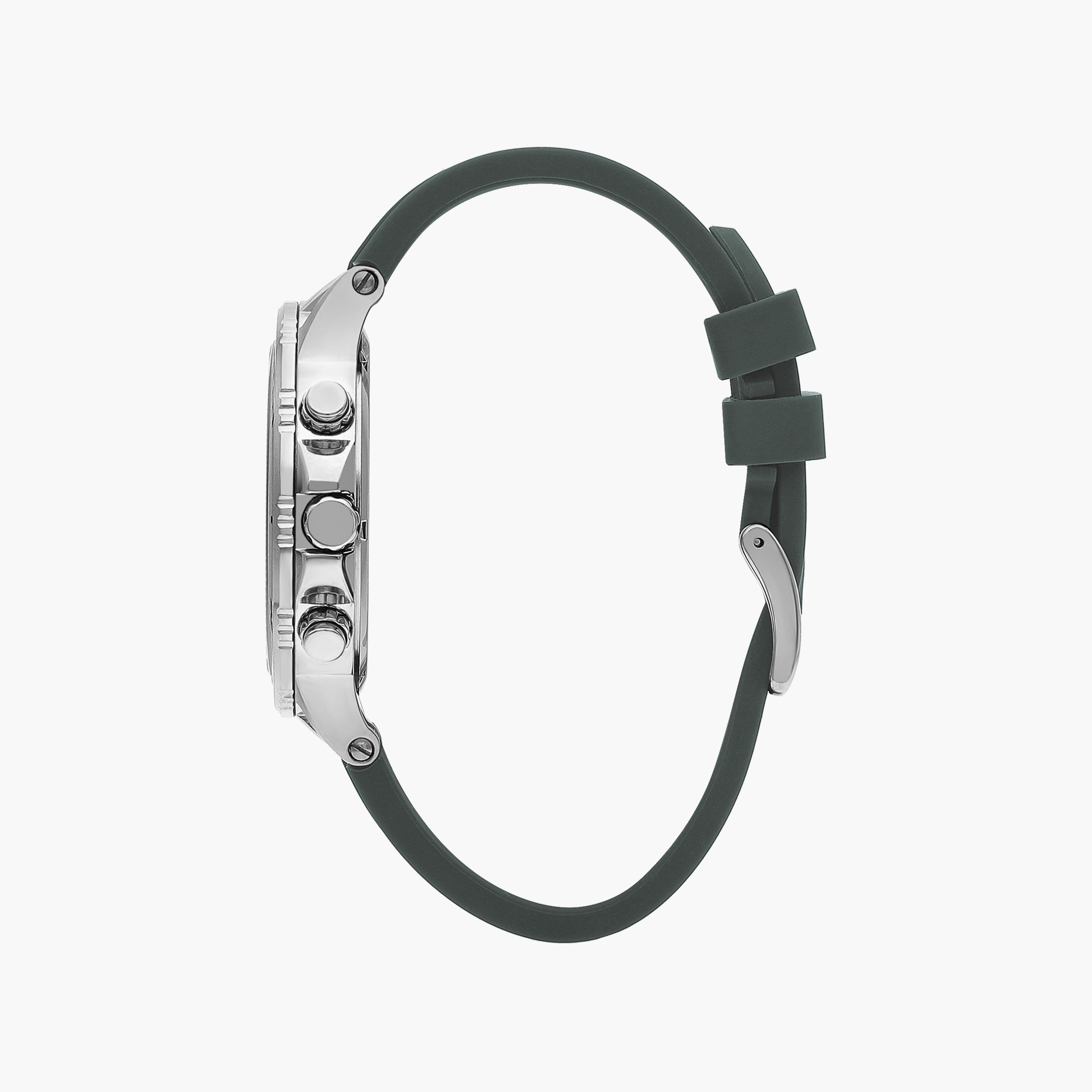 ساعة كرونوغراف من بيفرلي هيلز بولو كلوب بسوار سيليكون أخضر للرجال | BP3411X.377-men-watchesandjewellery-watches-image-2