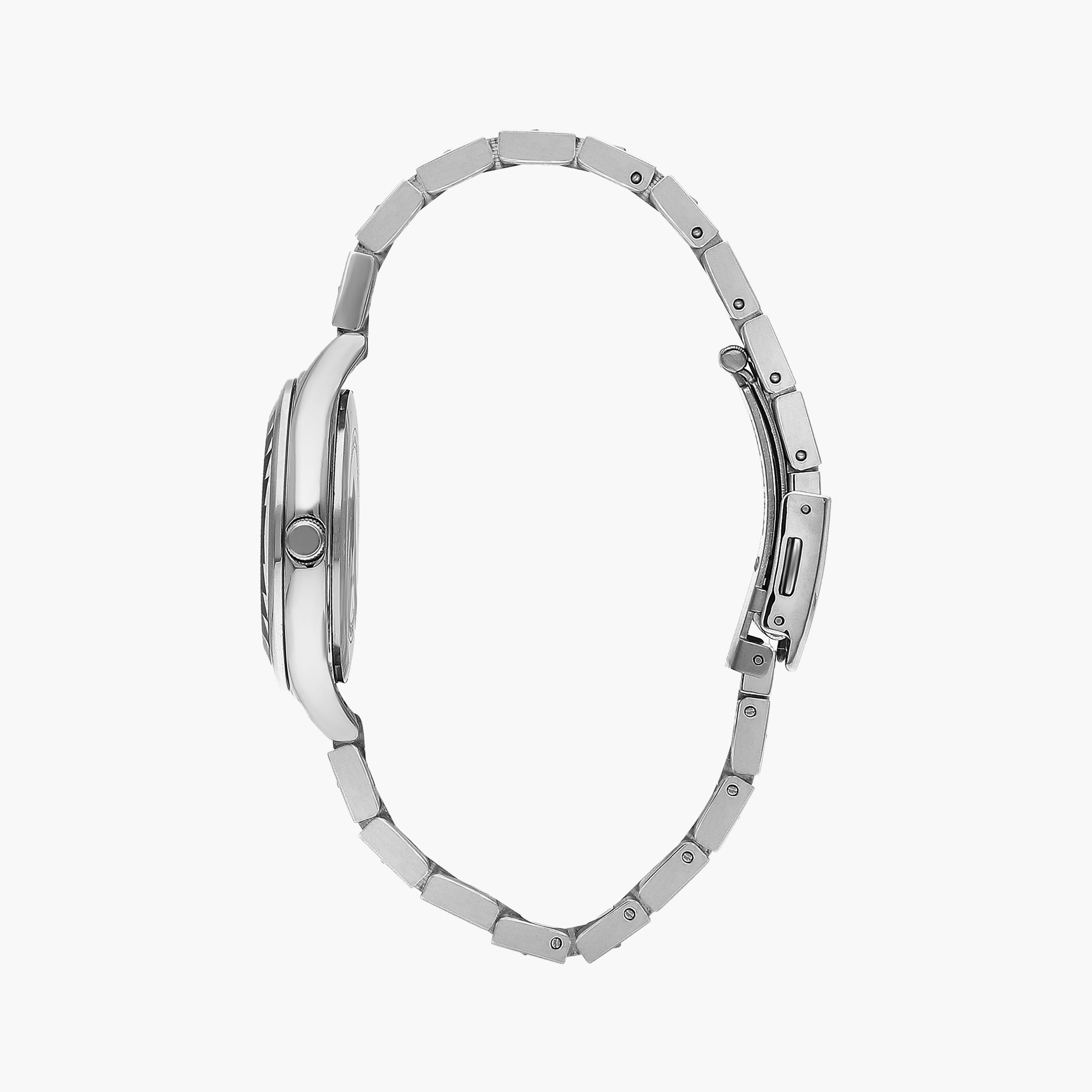 ساعة أنالوج فضية بسوار ستانلس ستيل من لي كوبر للنساء | LC07113.390-women-watchesandjewellery-watches-image-2