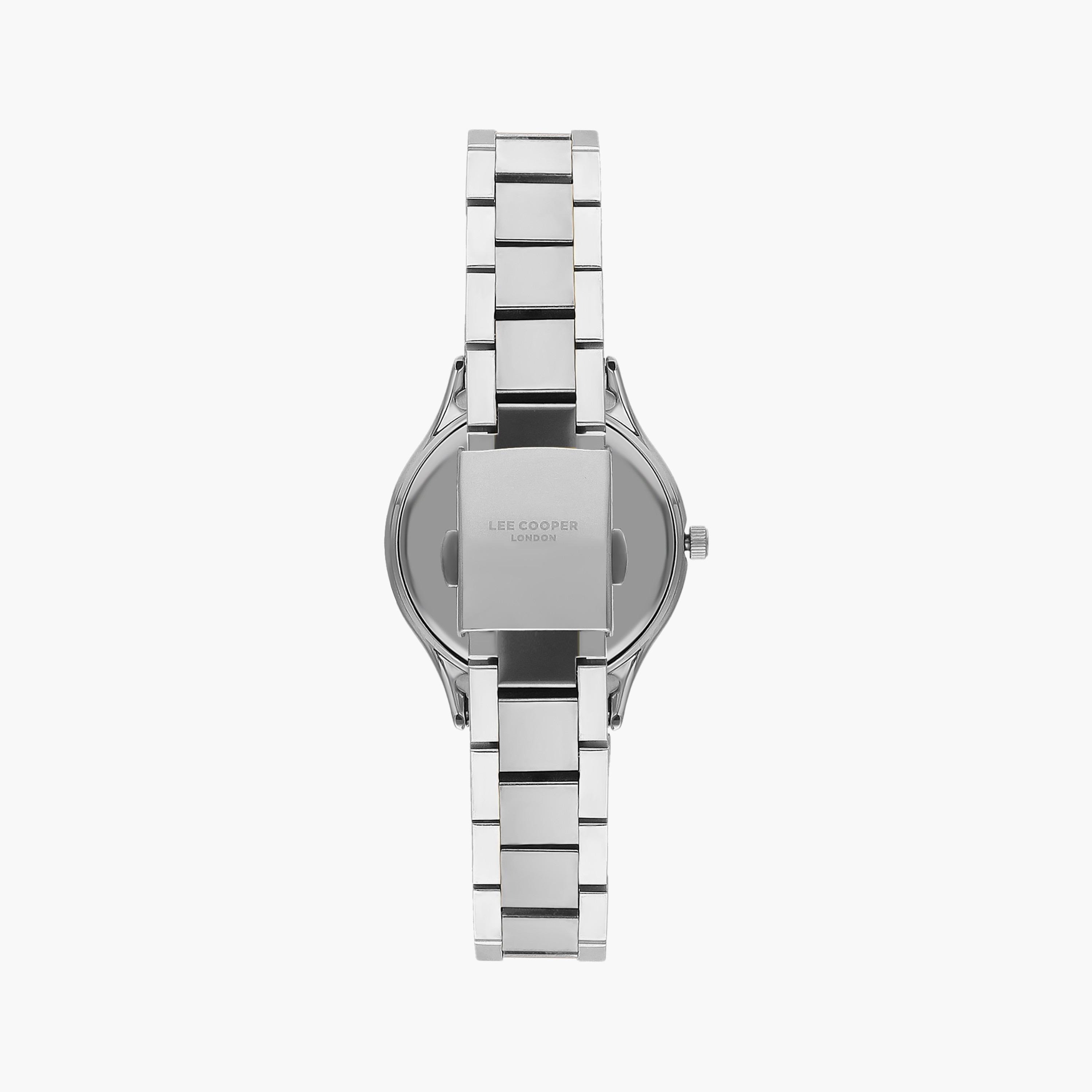 ساعة أنالوج فضية بسوار ستانلس ستيل من لي كوبر للنساء | LC07113.390-women-watchesandjewellery-watches-image-3