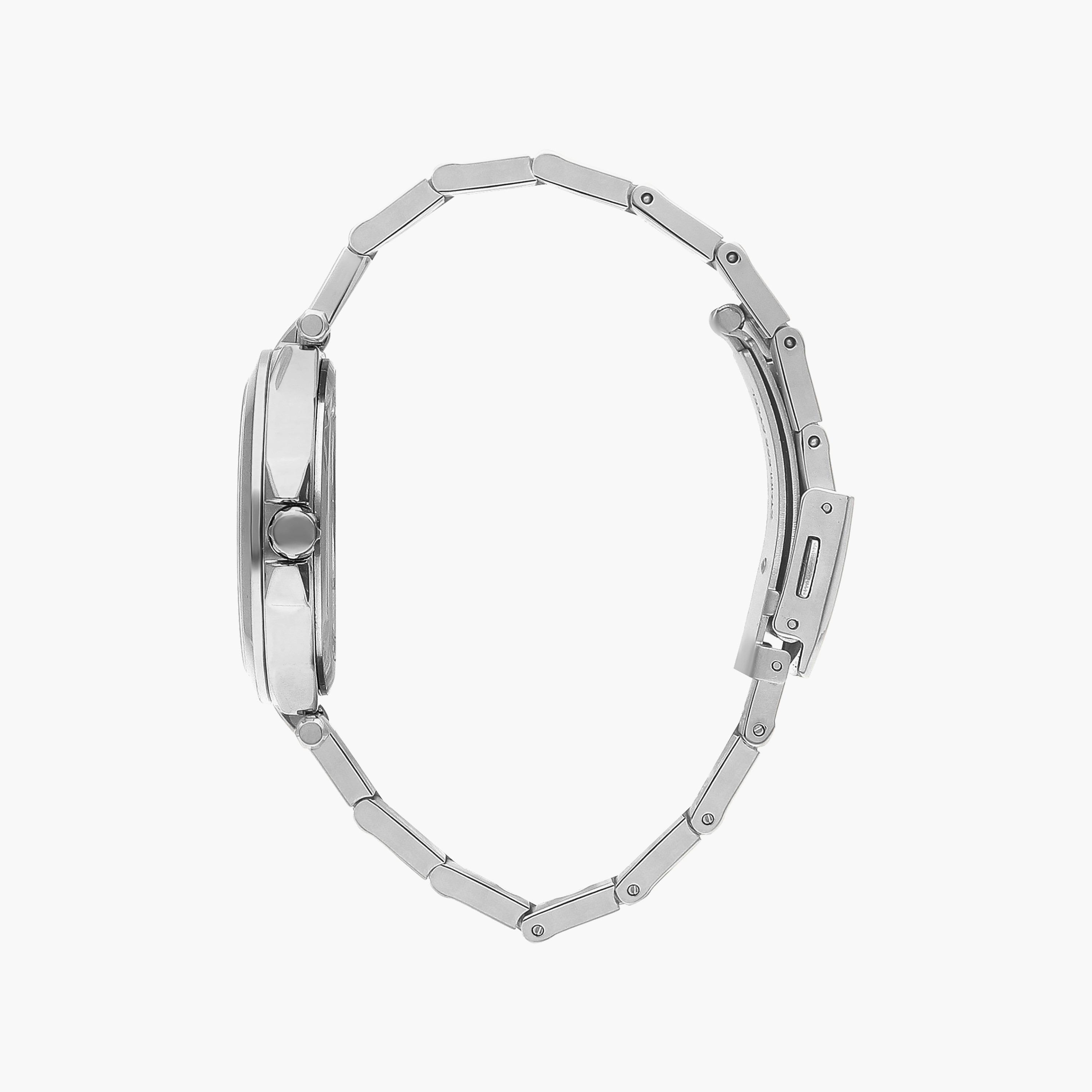 ساعة أنالوج فضية وذهبية بسوار ستانلس ستيل من لي كوبر للنساء | LC07445.230-women-watchesandjewellery-watches-image-2