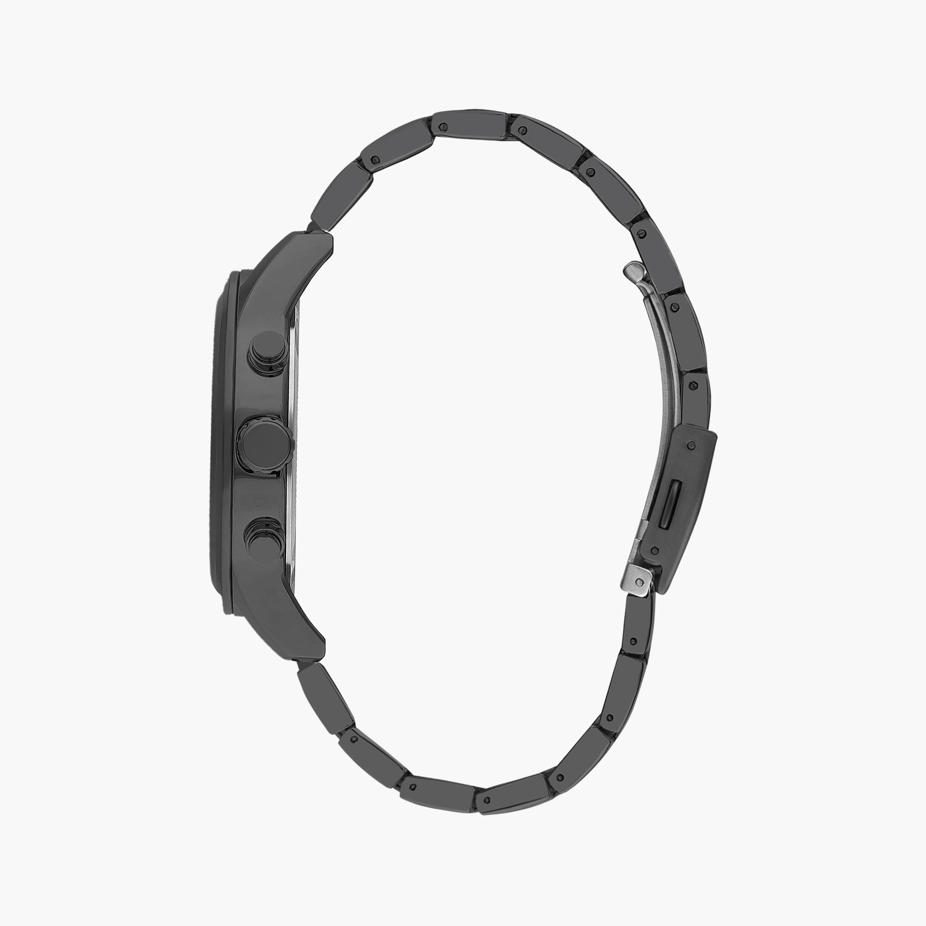 ساعة كرونوغراف رمادية بسوار ستانلس ستيل من لي كوبر للرجال | LC07562.060-men-watchesandjewellery-watches-image-2