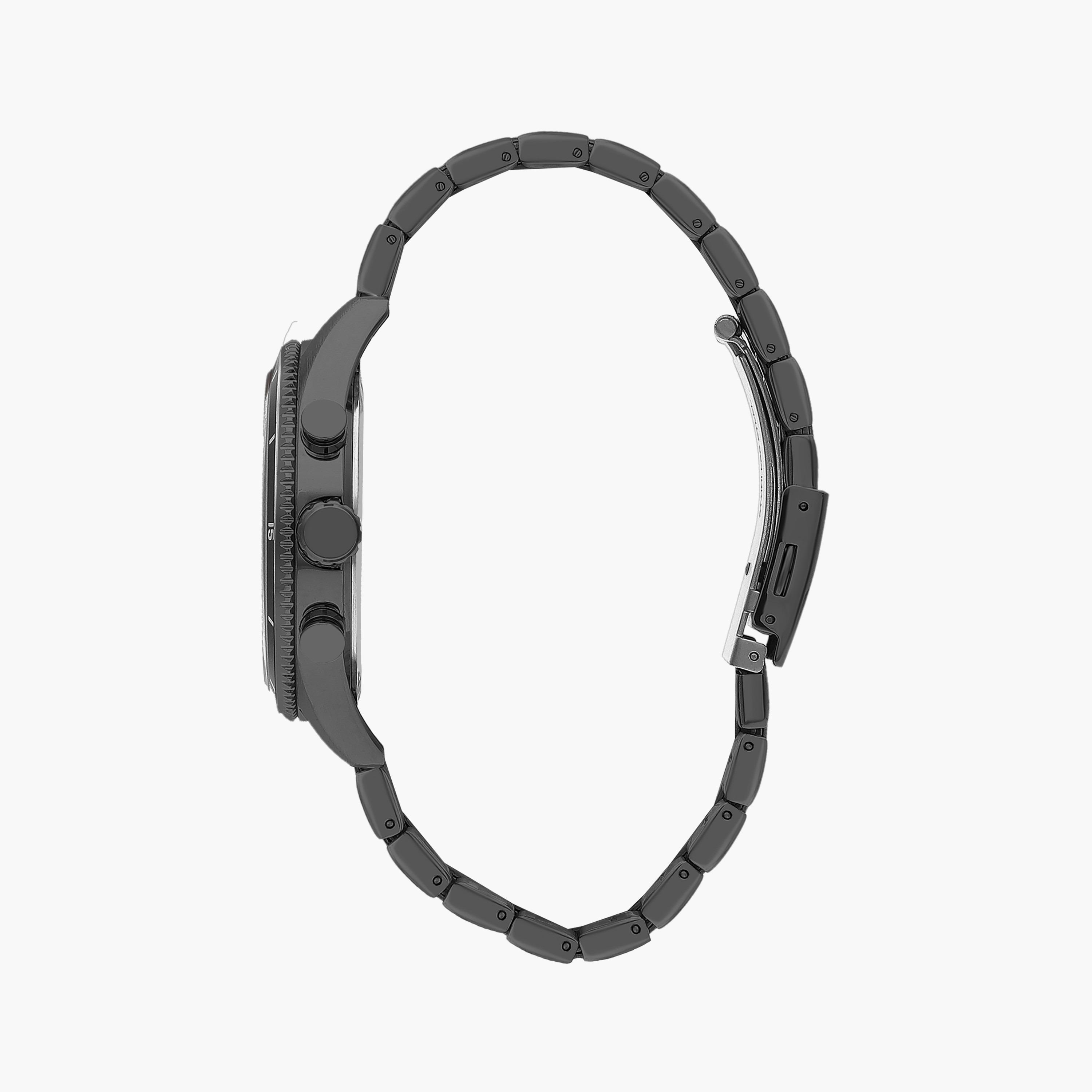 ساعة كرونوغراف رمادية بسوار ستانلس ستيل من لي كوبر للرجال | LC07641.060-men-watchesandjewellery-watches-image-2