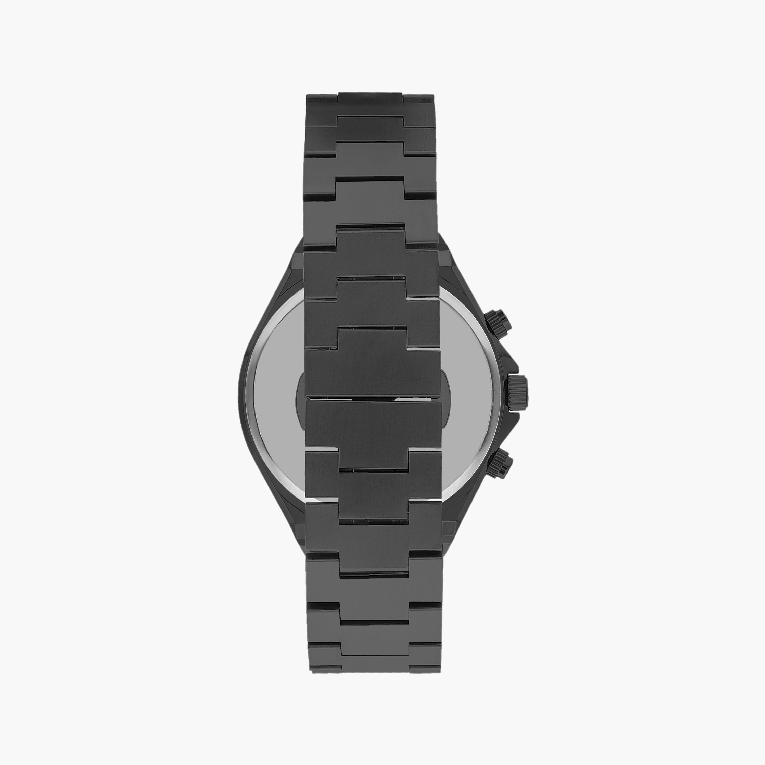 ساعة كرونوغراف سوداء بسوار ستانلس ستيل من لي كوبر للرجال | LC07717.650-men-watchesandjewellery-watches-image-3