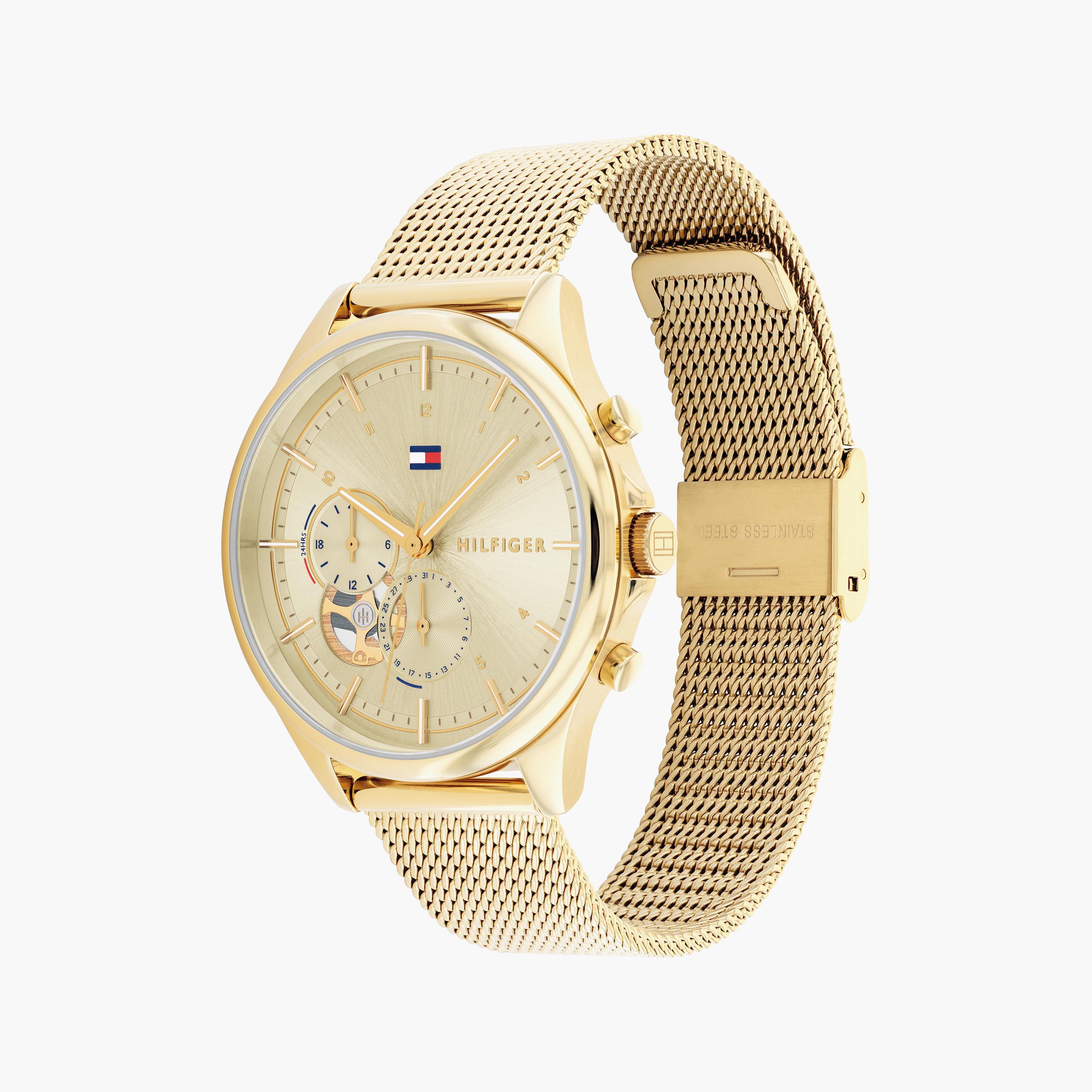 Tommy Hilfiger Women's 38 MM Gold Chronograph Stainless Steel Strap Watch | 1782417-women-watchesandjewellery-watches-image-2