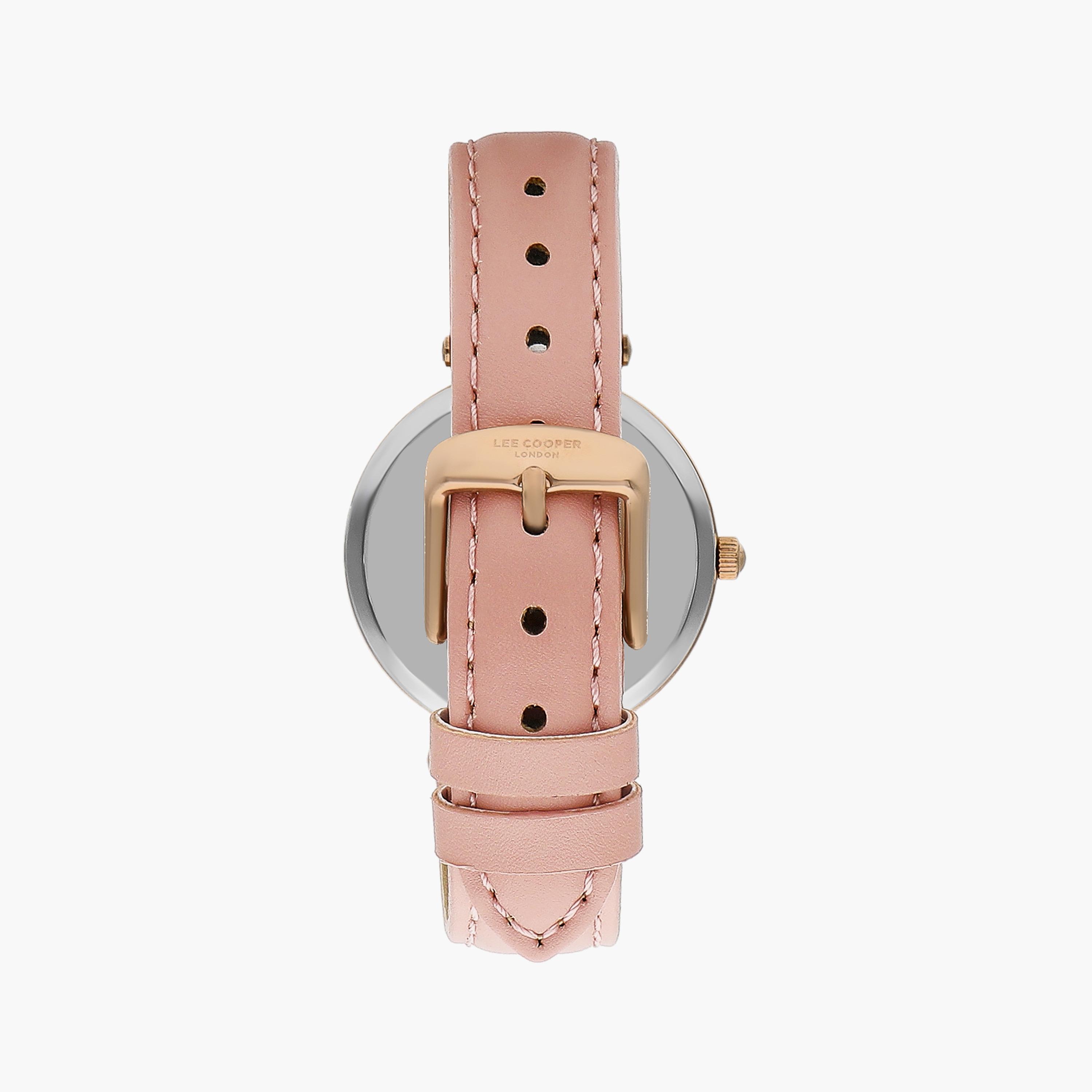 ساعة انالوج من لي كوبر للنساء بسوار جلدي مع لون وردي | LC07602.418-women-watchesandjewellery-watches-image-3