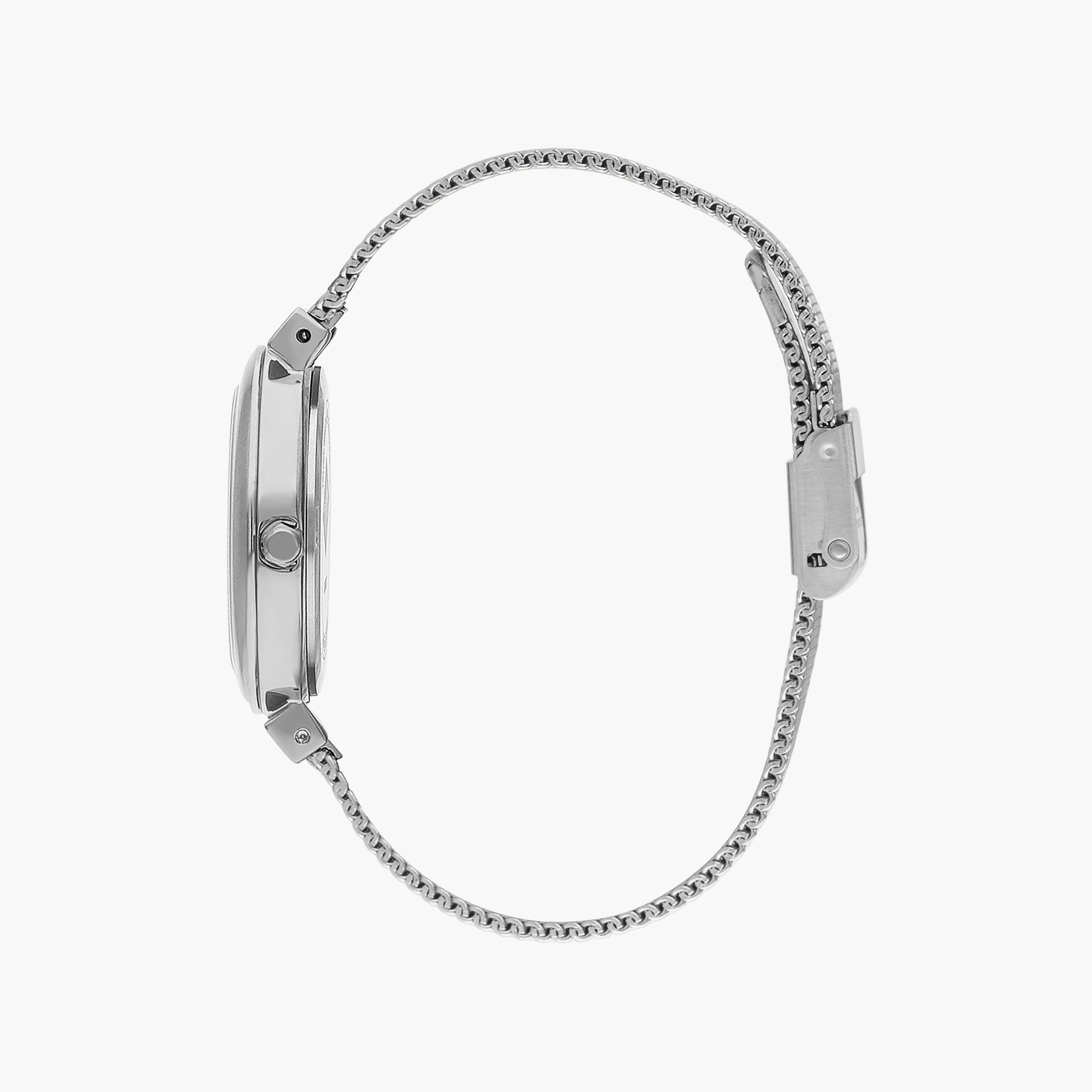 ساعة لي كوبر بسوار شبكي فضي مع أنالوج للنساء | LC07623.330-women-watchesandjewellery-watches-image-2