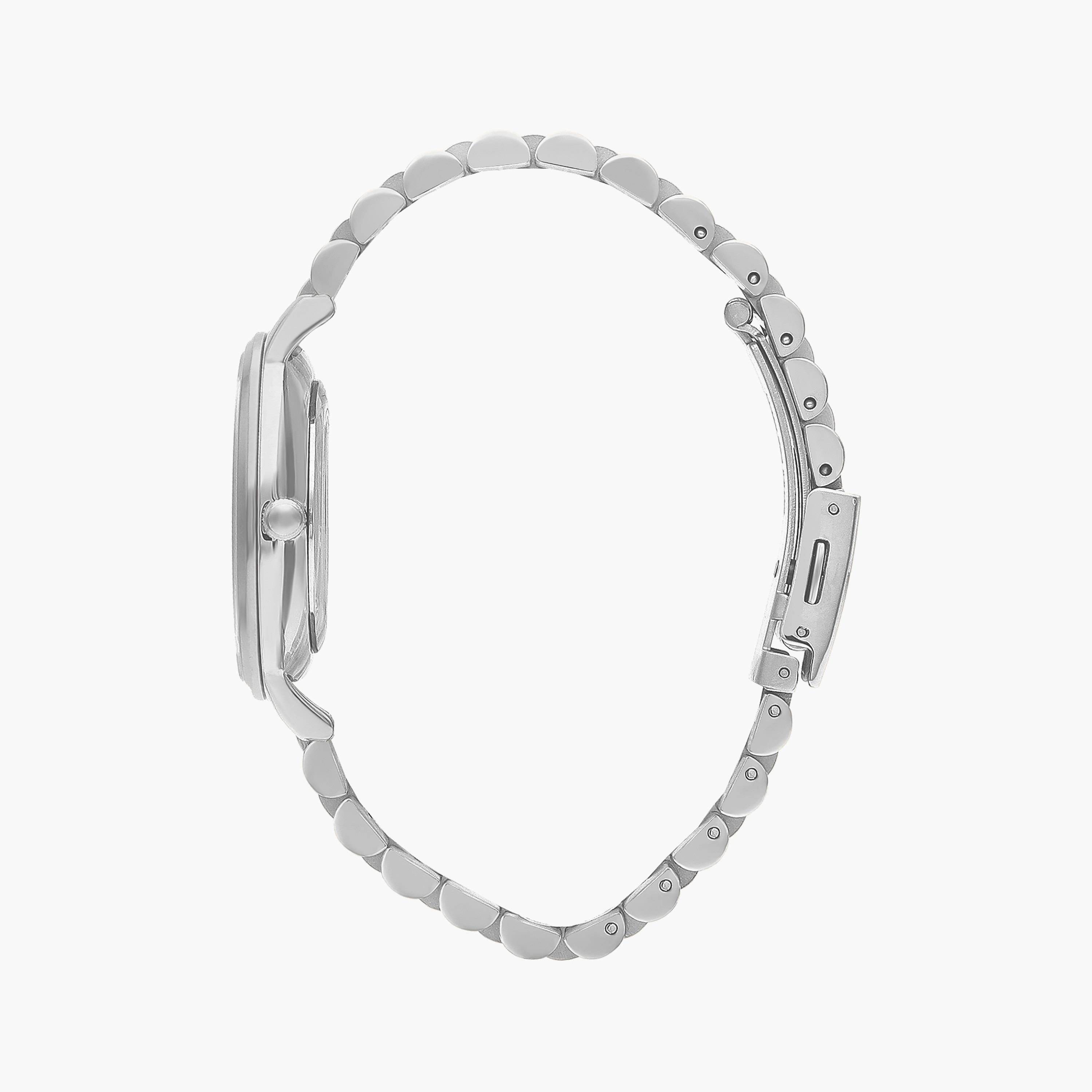 ساعة أنالوج فضية بسوار ستانلس ستيل من لي كوبر للنساء | LC07548.320-women-watchesandjewellery-watches-image-2