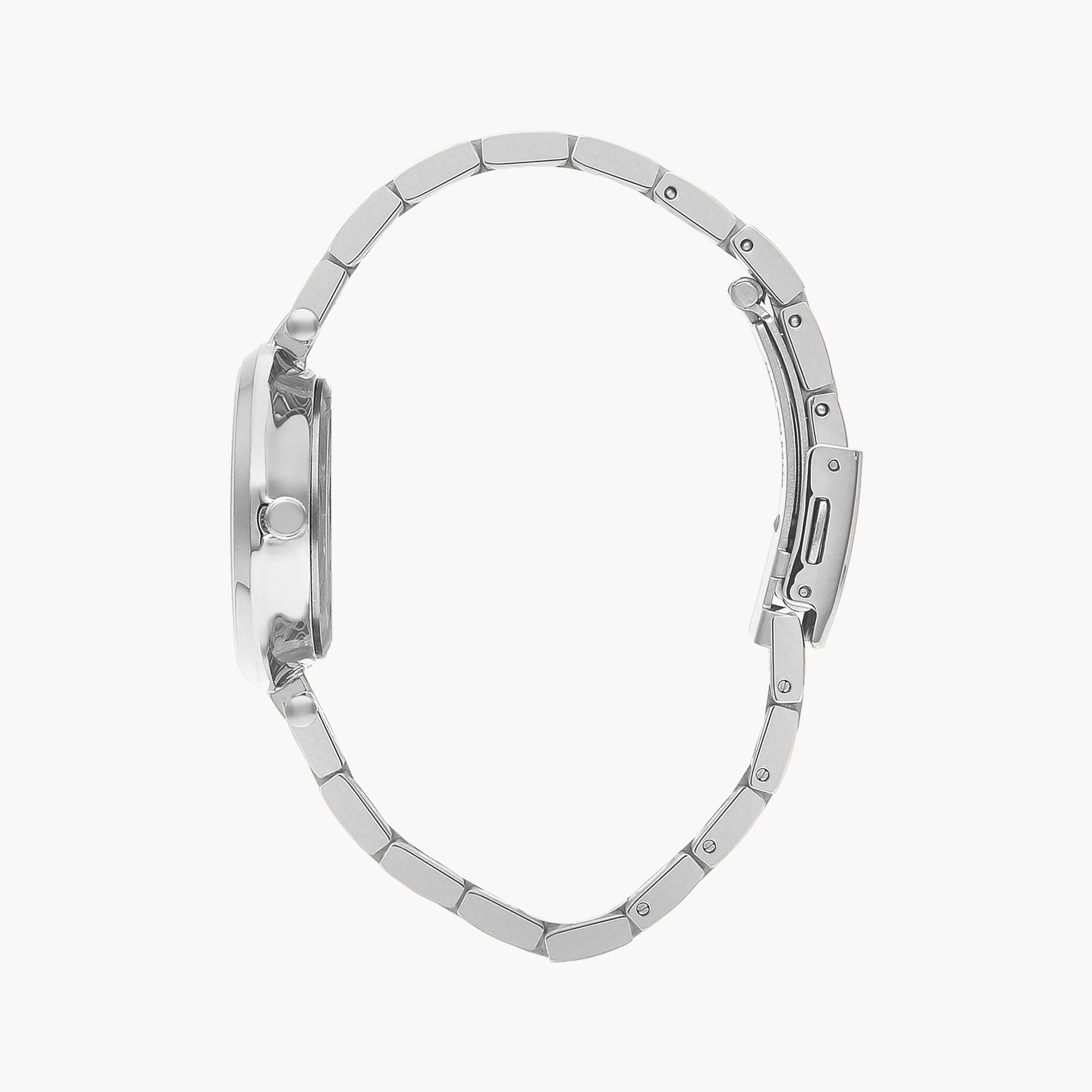 ساعة أنالوج فضية وذهبية وردية بسوار ستانلس ستيل من لي كوبر | LC07591.530-women-watchesandjewellery-watches-image-2
