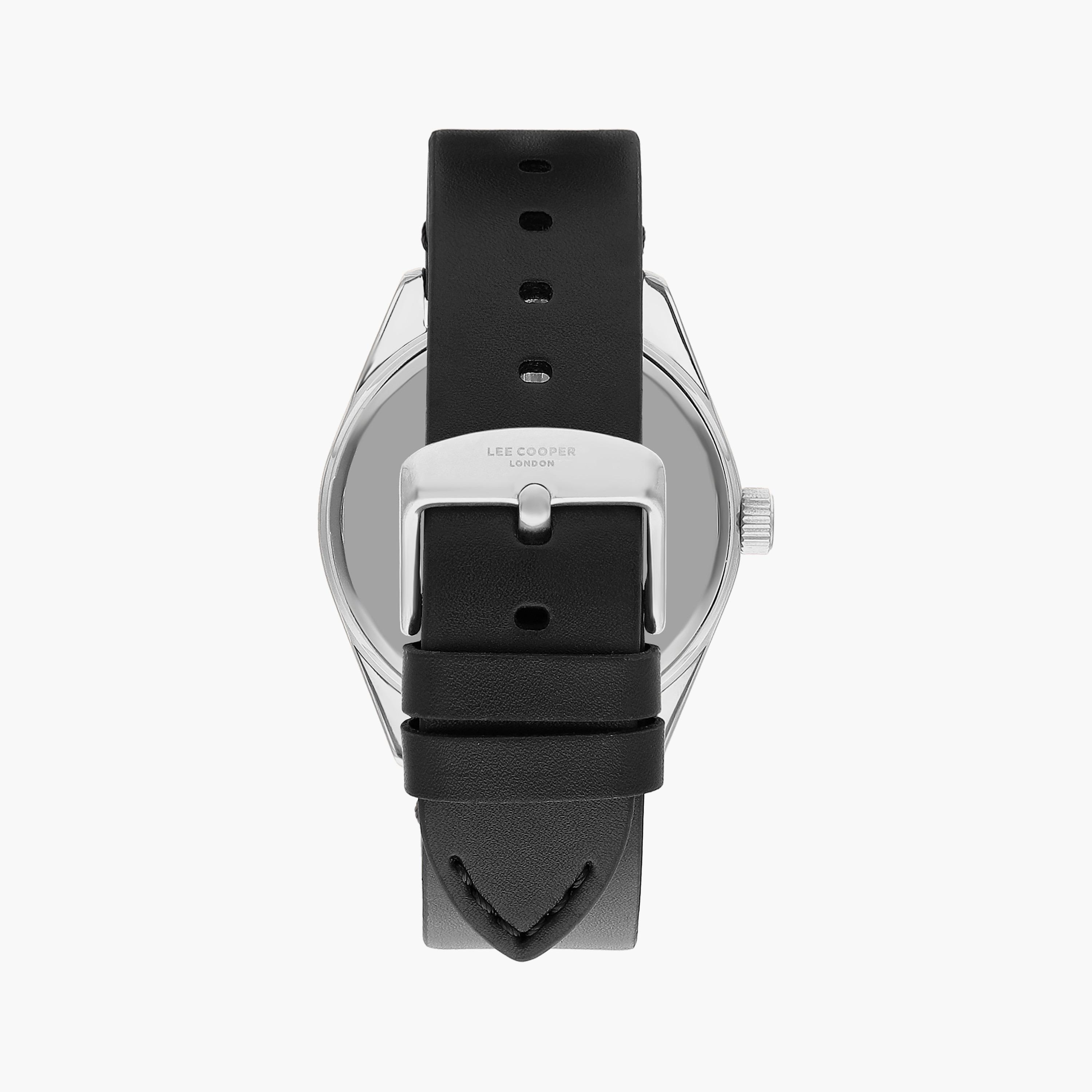 ساعة لي كوبر للرجال بسوار اسود مع أنالوج جلدي | LC07611.351-men-watchesandjewellery-watches-image-3