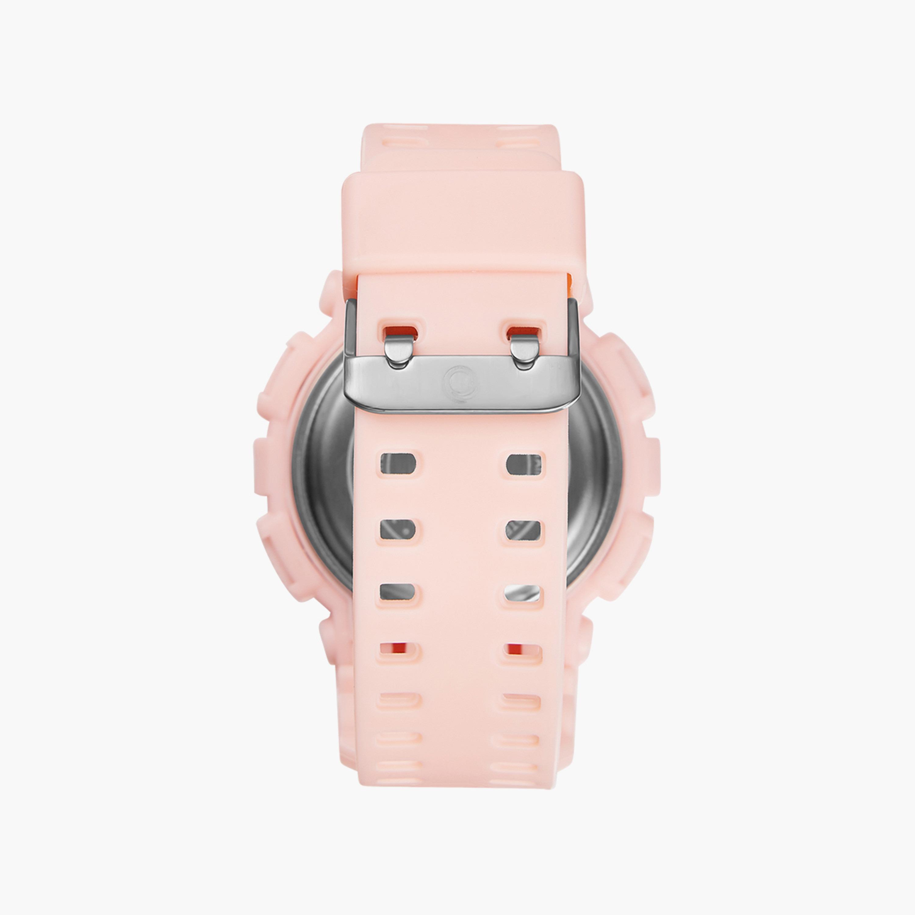 ساعة رقمية للأطفال بسوار سيليكون بلون وردي من أسترو | A22911-PPFF-girls-accessories-watches-image-3