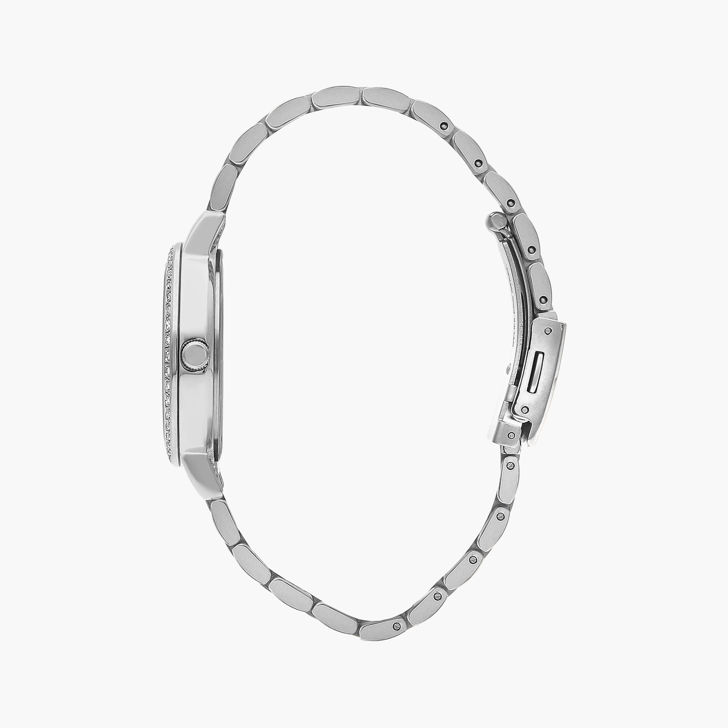 ساعة أنالوج فضية وذهبية بسوار ستانلس ستيل من لي كوبر للنساء | LC07590.210-women-watchesandjewellery-watches-image-2