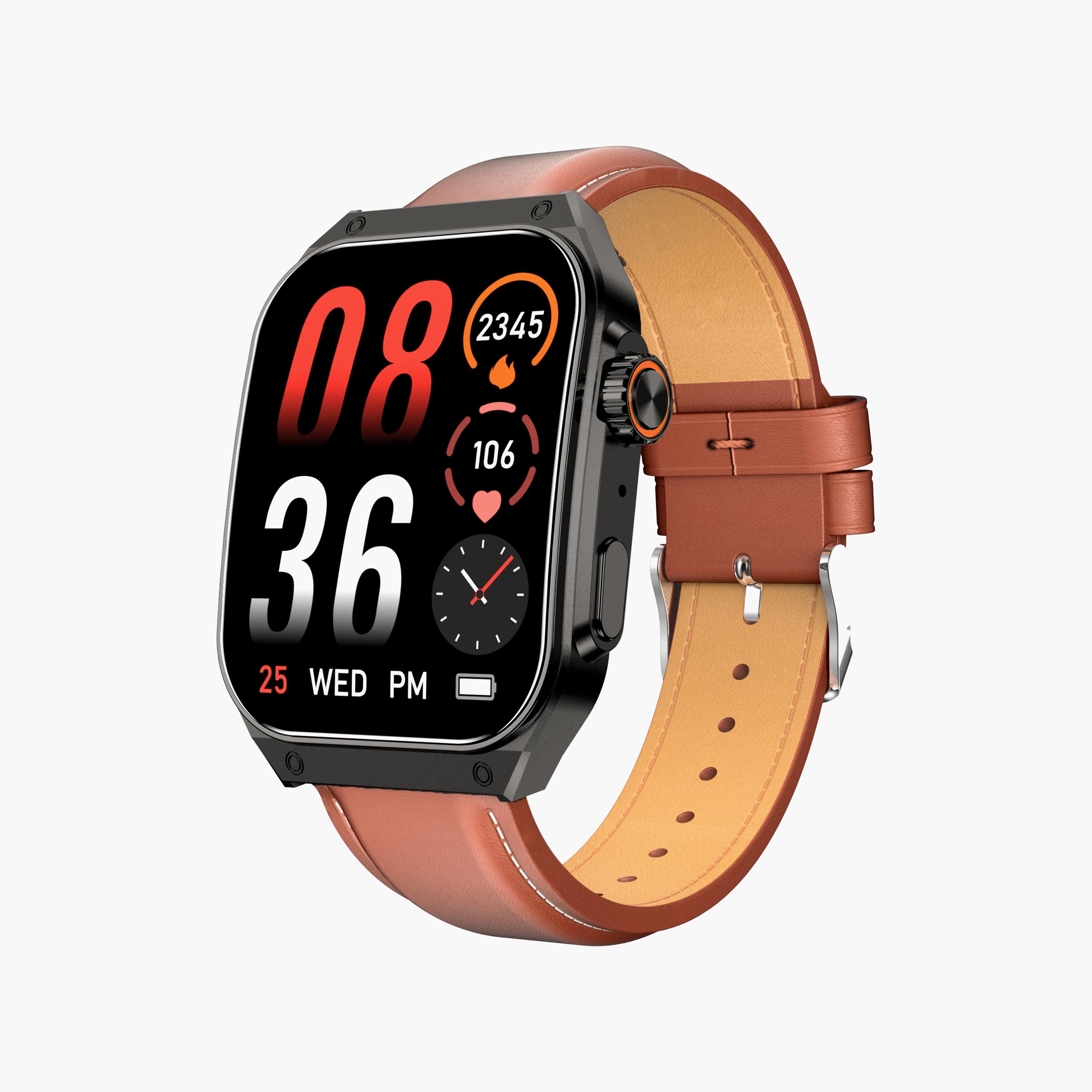 Kenneth Scott Unisex Black and Brown Interchangeable Strap Smart Watch | KS-CURVE9-XSBB+E-men-watchesandjewellery-watches-image-6