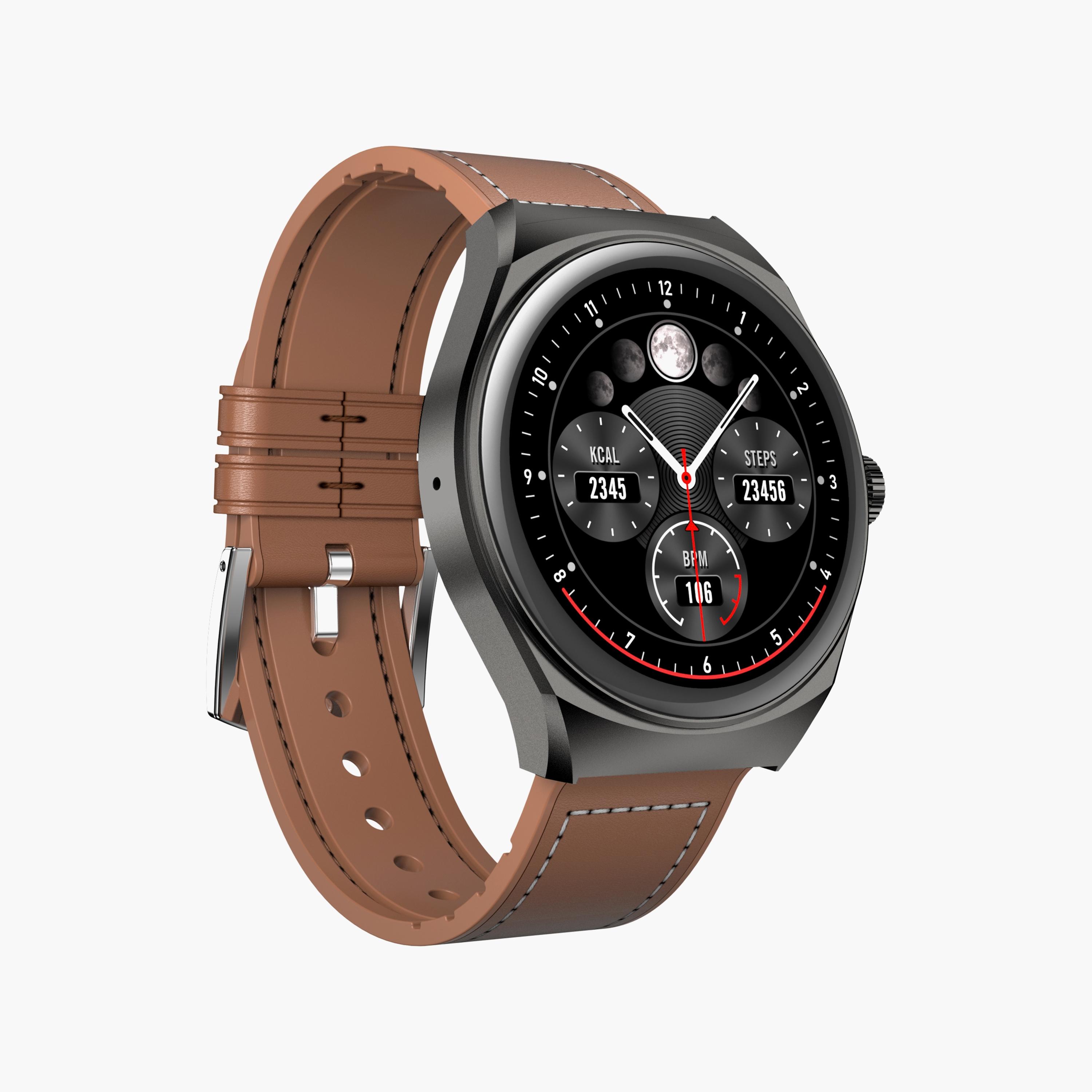Kenneth Scott Unisex Black and Brown Interchangeable Strap Smart Watch | KS-GEN9SE-XSBB+D-men-watchesandjewellery-watches-image-5