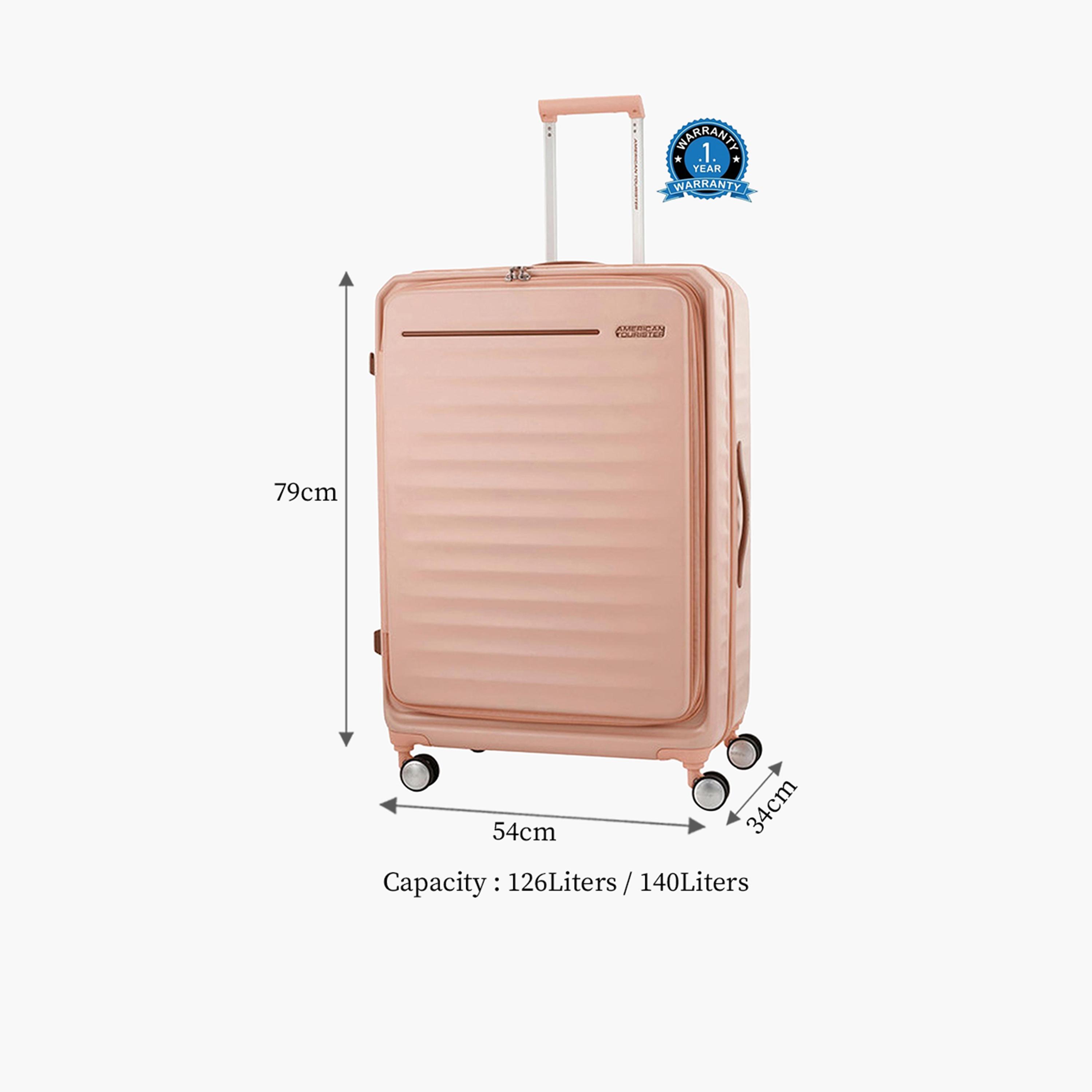 American Tourister Frontec 79 CM Large Check-in Polycarbonate with ABS Hardcase 4-Wheeler Spinner Luggage Trolley Bag with TSA Lock | 251-2501-004959-travel-luggagesandbags-luggage-image-2