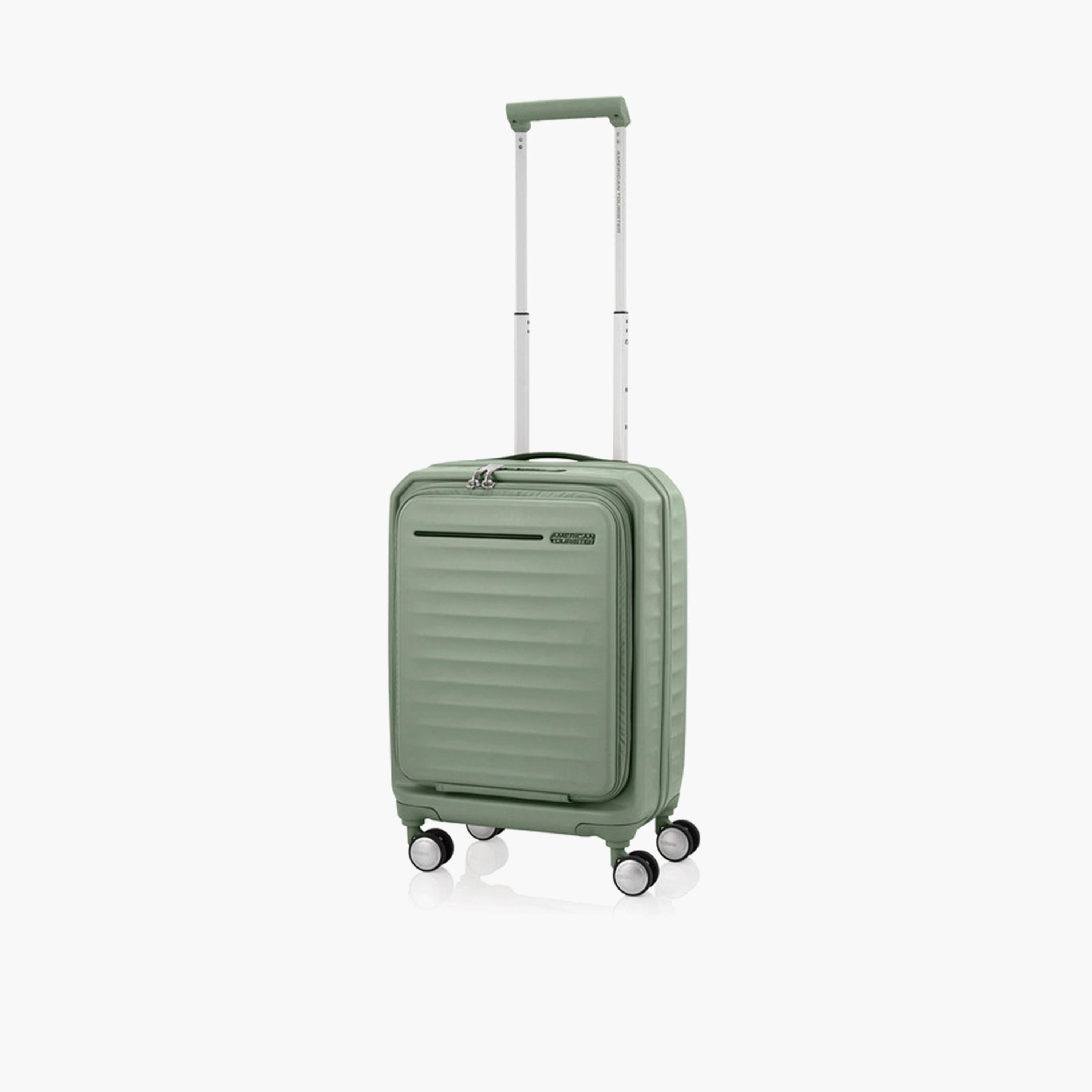 American Tourister Frontec 54 CM Cabin Polycarbonate with ABS Hardcase 4-Wheeler Spinner Luggage Trolley Bag with TSA Lock | 251-2501-004955-travel-luggagesandbags-luggage-image-1