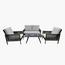 Oasis Casual 4-Seater Fabric Outdoor Sofa Set with Table-InfluencerCodes_Ramadan26_All_20012026-image-1