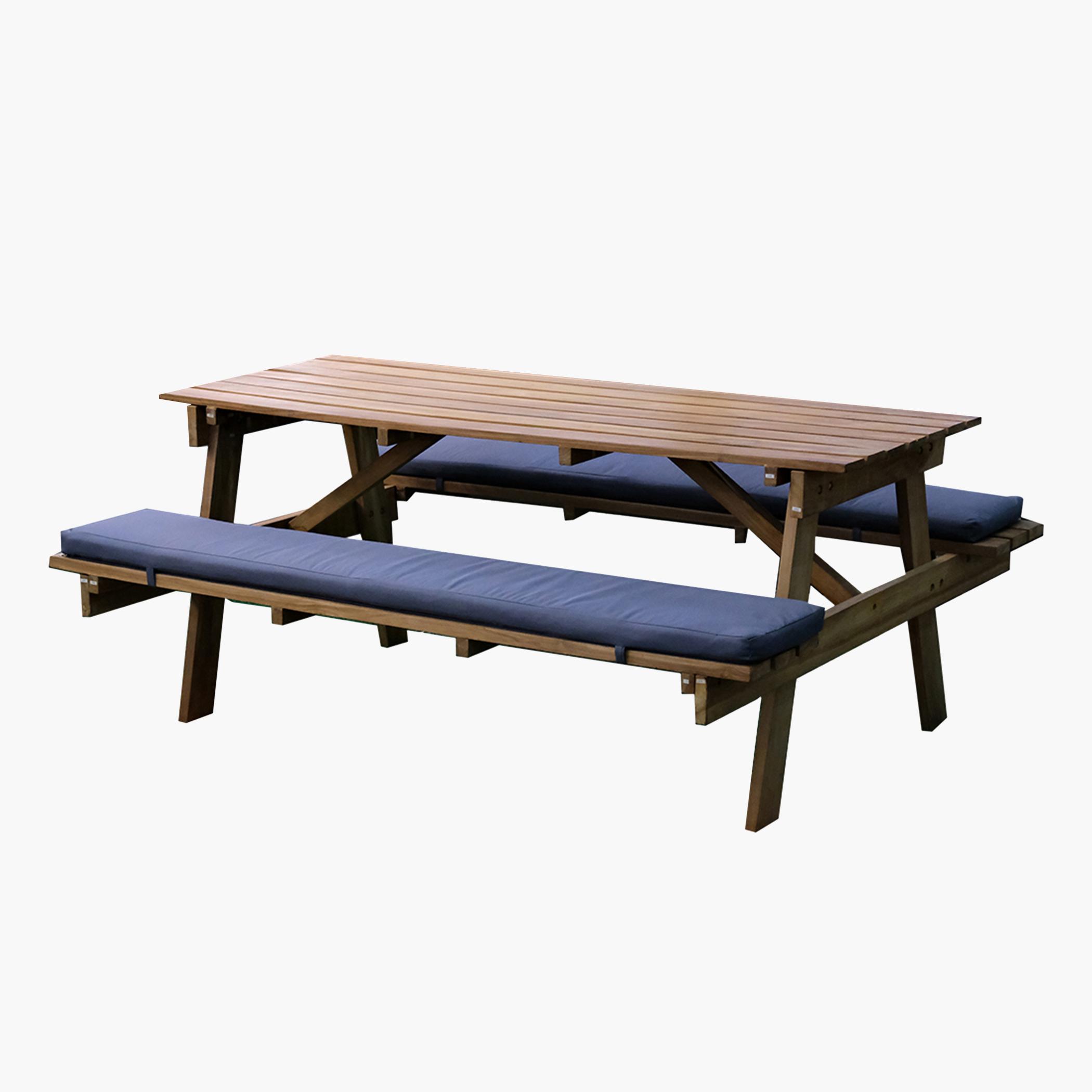 Oasis Casual Wooden Outdoor Picnic Bench