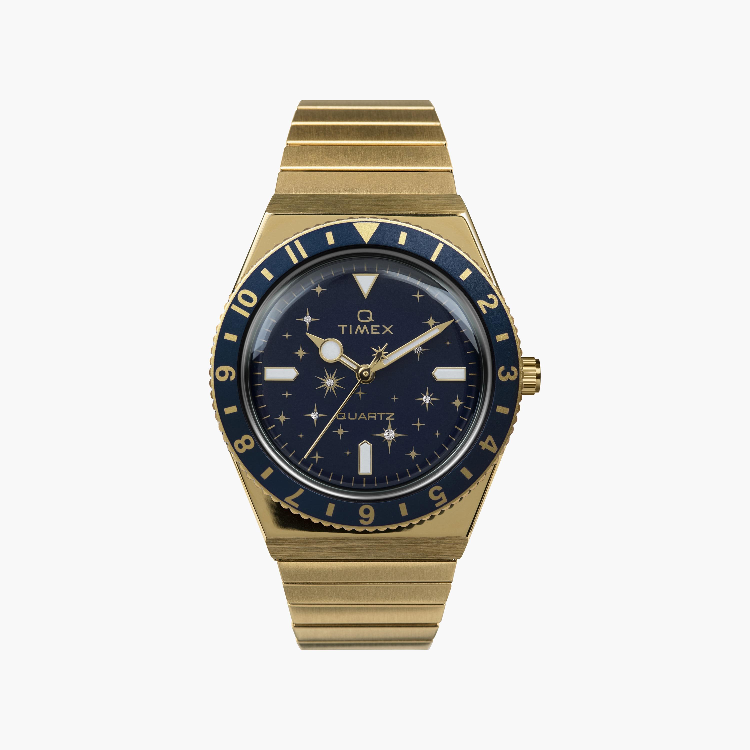 Timex Women's Gold Analog Stainless Steel Strap Watch | TW2V53600VM-women-watchesandjewellery-watches-image-1