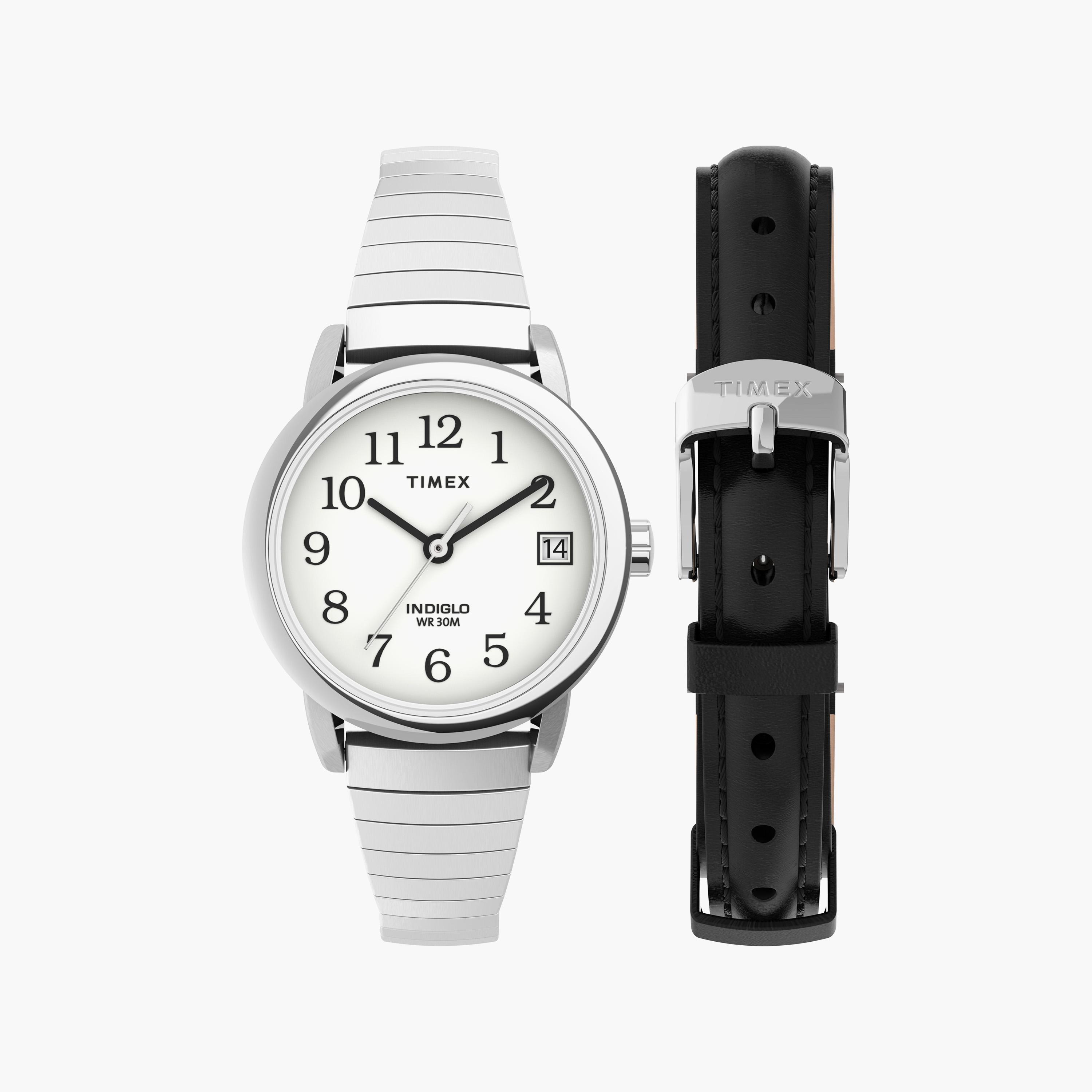 ساعة أنالوج فضية بسوار ستانلس ستيل من تيميكس | TWG0252006V-women-watchesandjewellery-watches-image-1