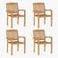 VidaXL Stackable Outdoor Armchair - Set of 4-InfluencerCodes_Ramadan26_All_20012026-image-1