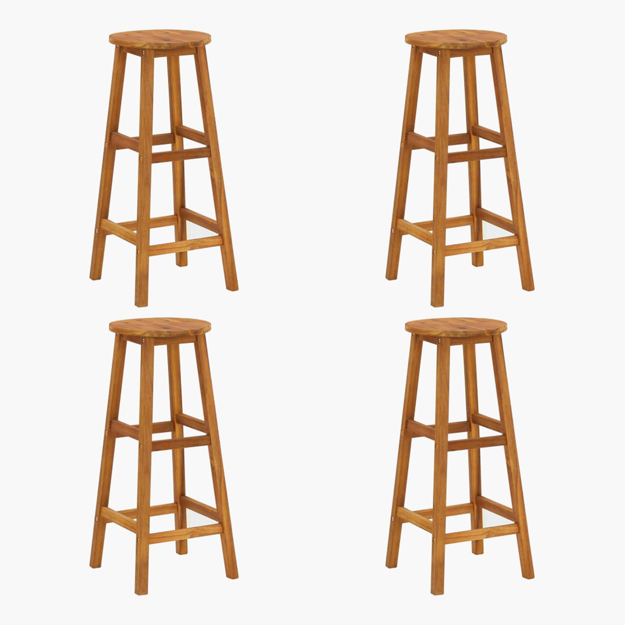 VidaXL Outdoor Bar Stool - Set of 4