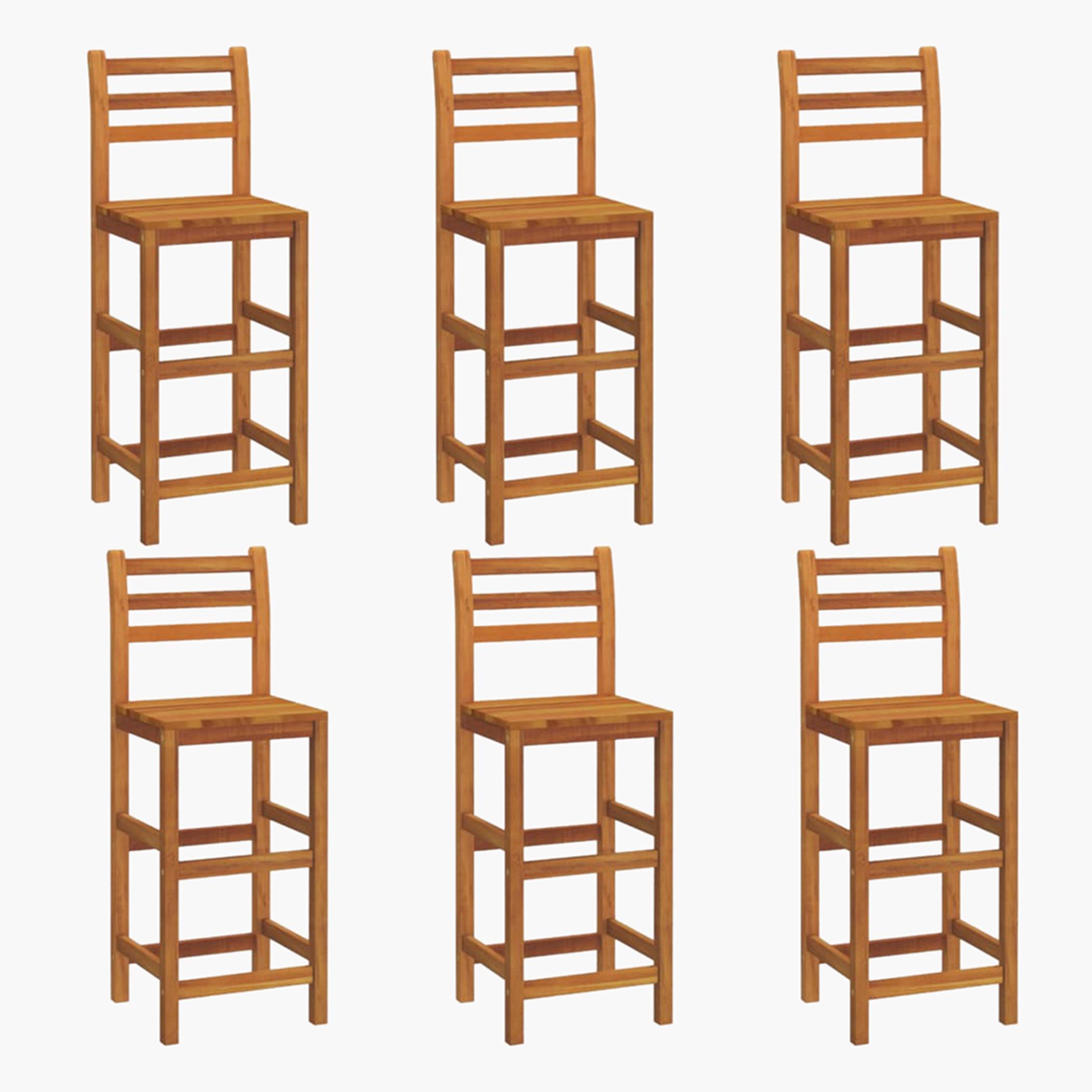 VidaXL Outdoor Bar Stool - Set of 6
