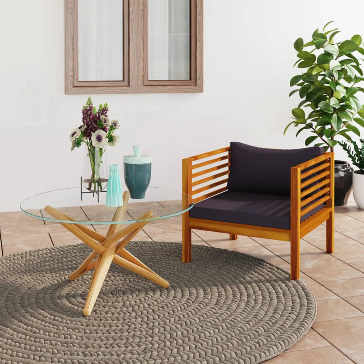 VidaXL Outdoor Armchair with Cushion