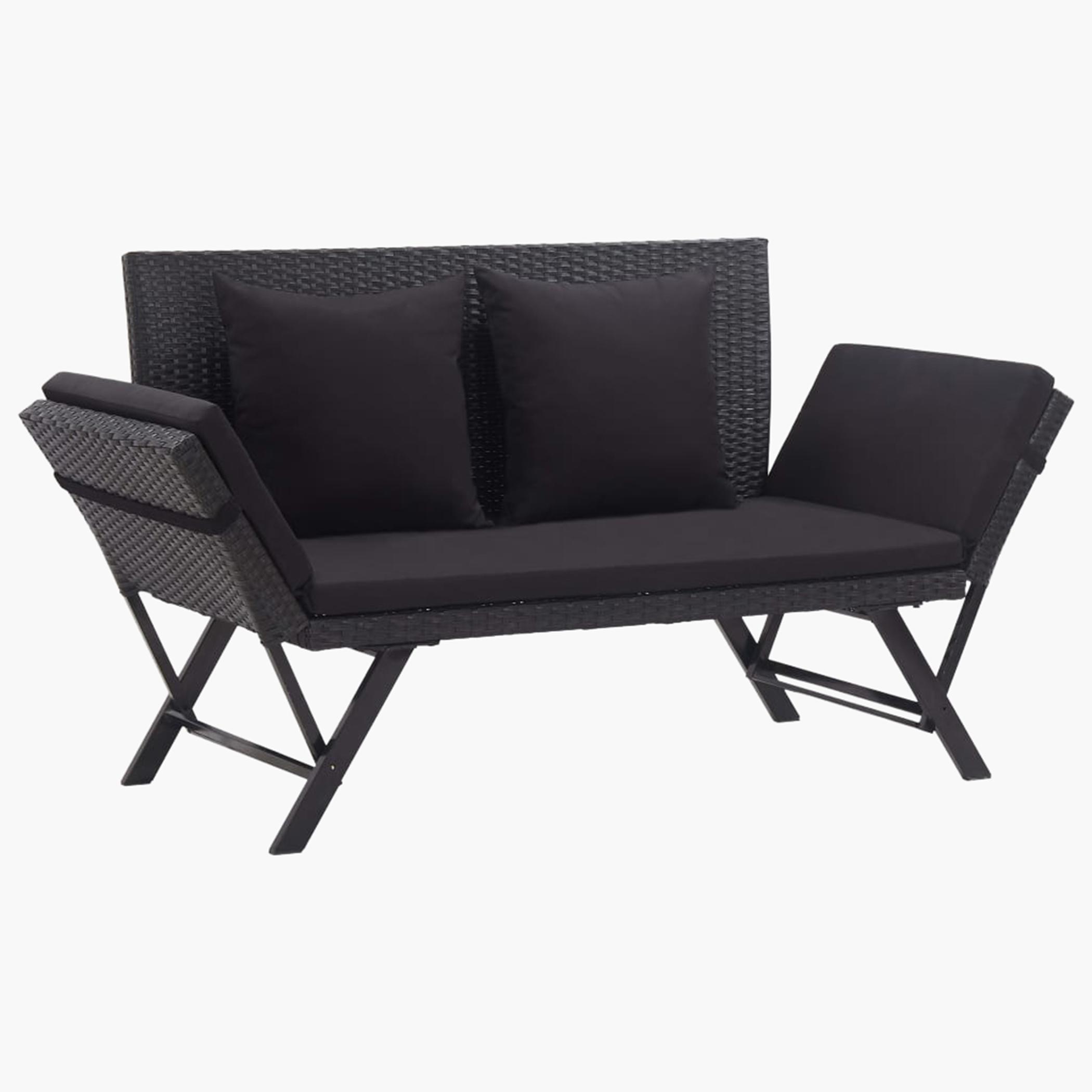 VidaXL Outdoor Bench with Cushions