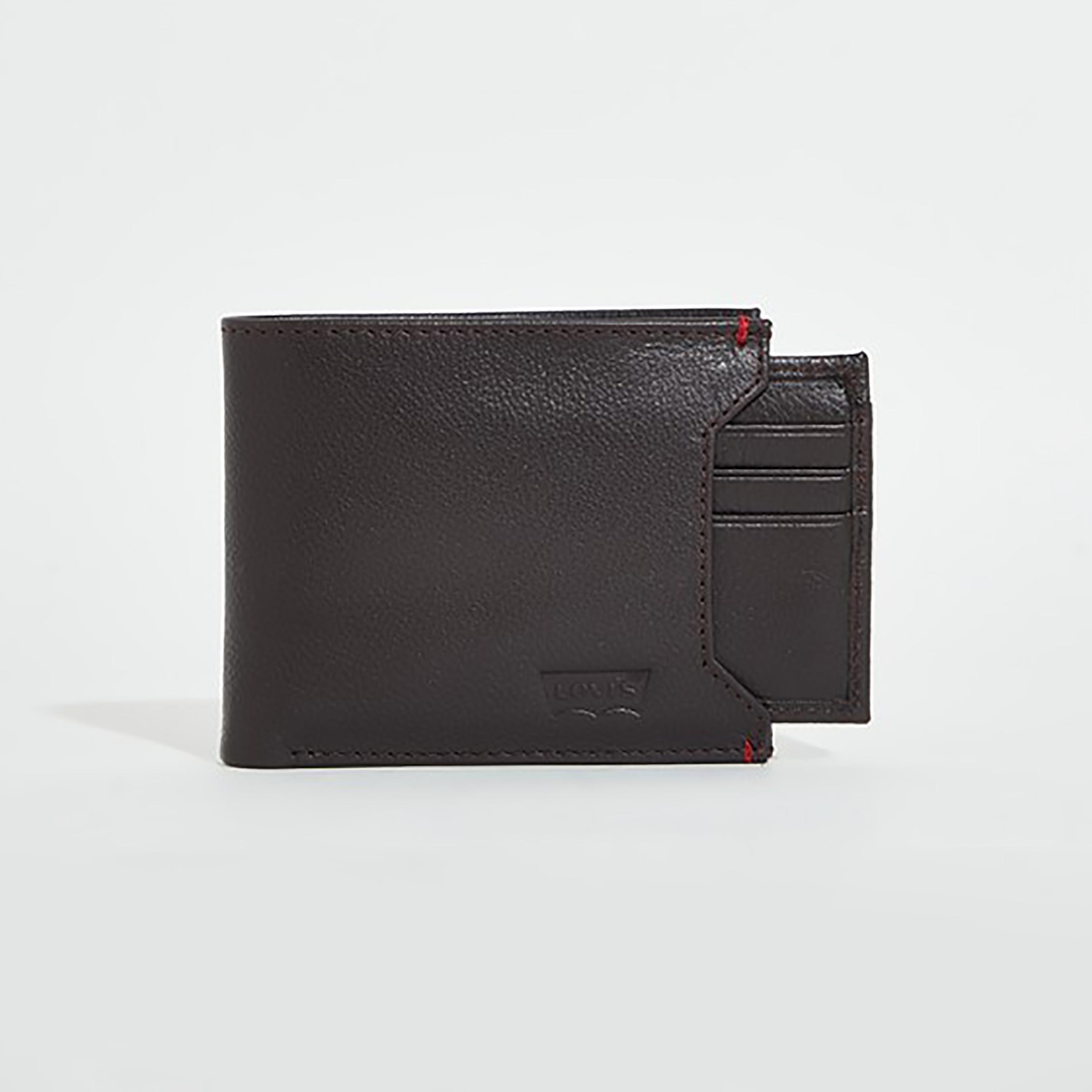 محفظة بغطاء ثنائي الطي بمزخرف من ليفايز-men-beltsandwallets-wallets-image-1
