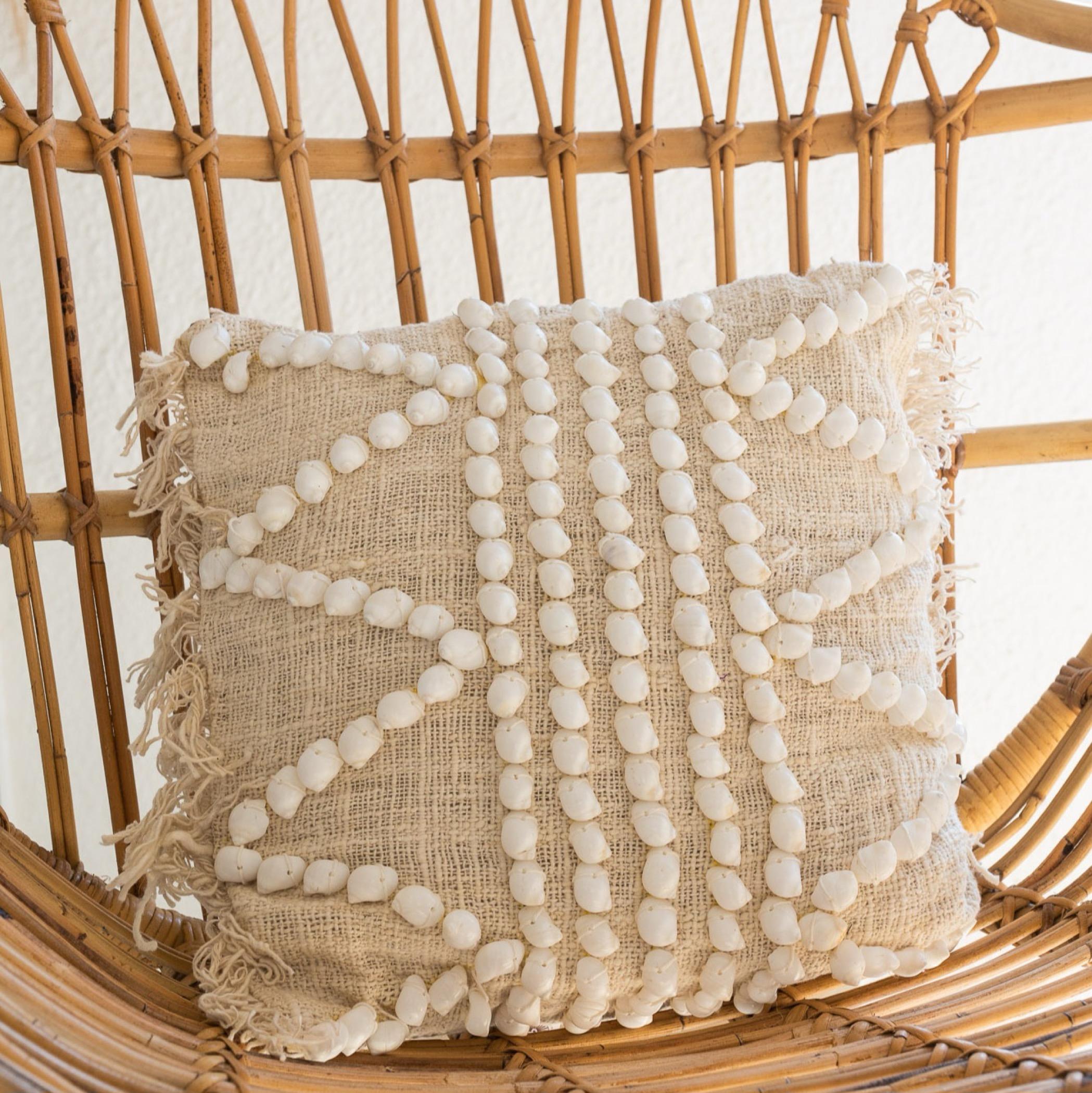 The 8 Senses Living Geometric Shell Cushion Cover - 40x40 cm