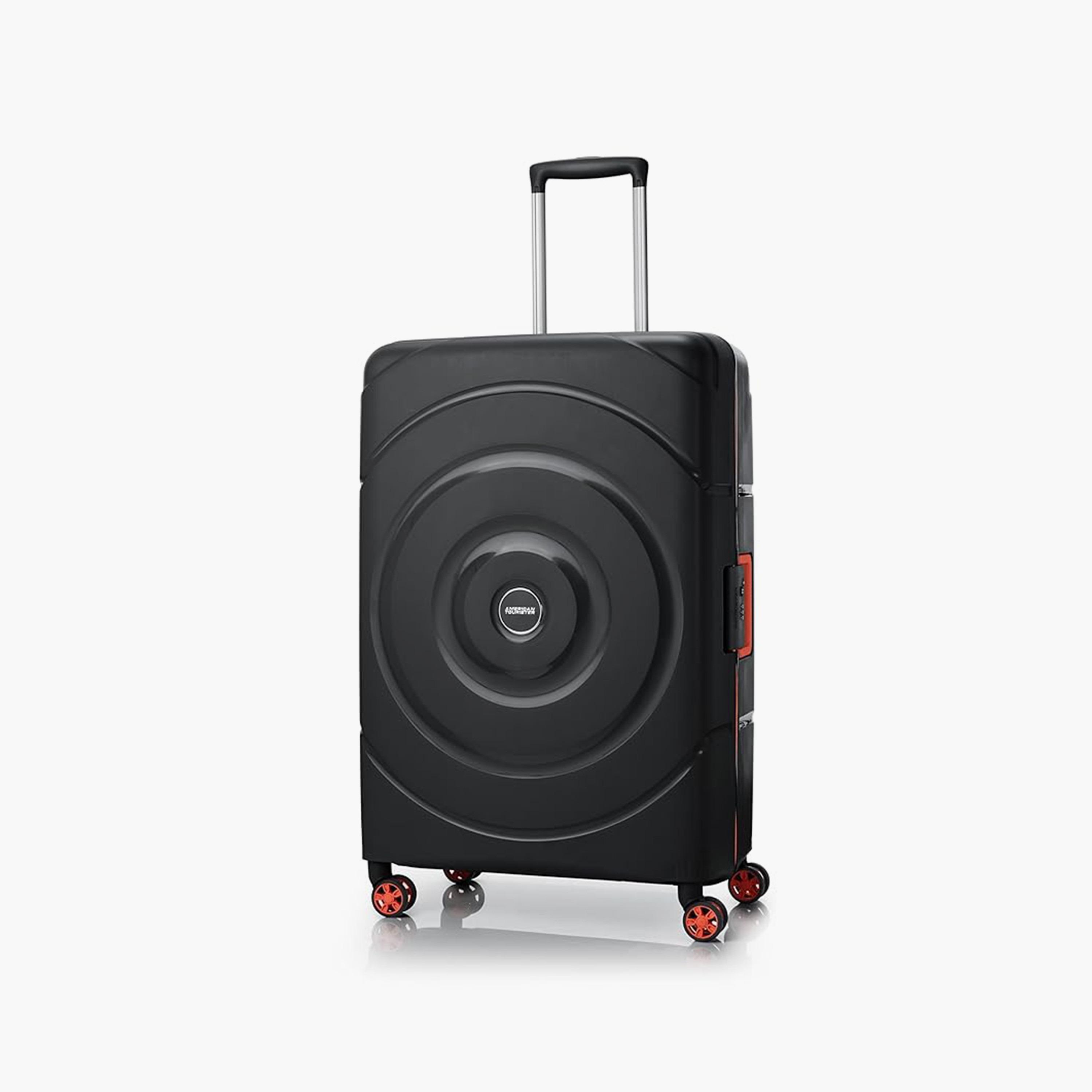 American Tourister 68 CM Black Circurity Hardcase Trolley Bag with TSA Lock-travel-luggagesandbags-luggage-image-1