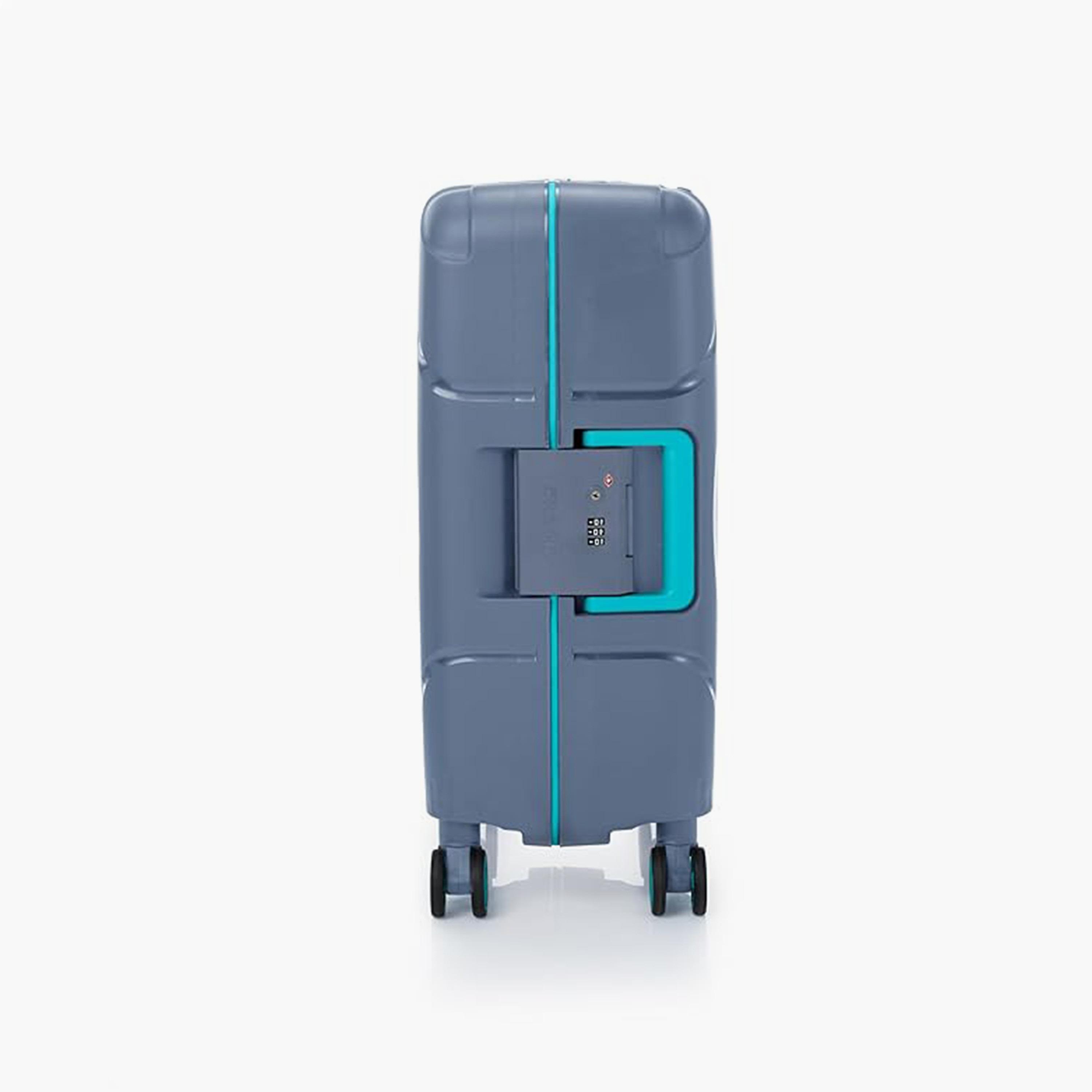 حقيبة أمريكان توريستر ذات هيكل صلب بعجلات مقاس 68 سم باللون الرمادي السماوي مع قفل TSA-travel-luggagesandbags-luggage-image-3