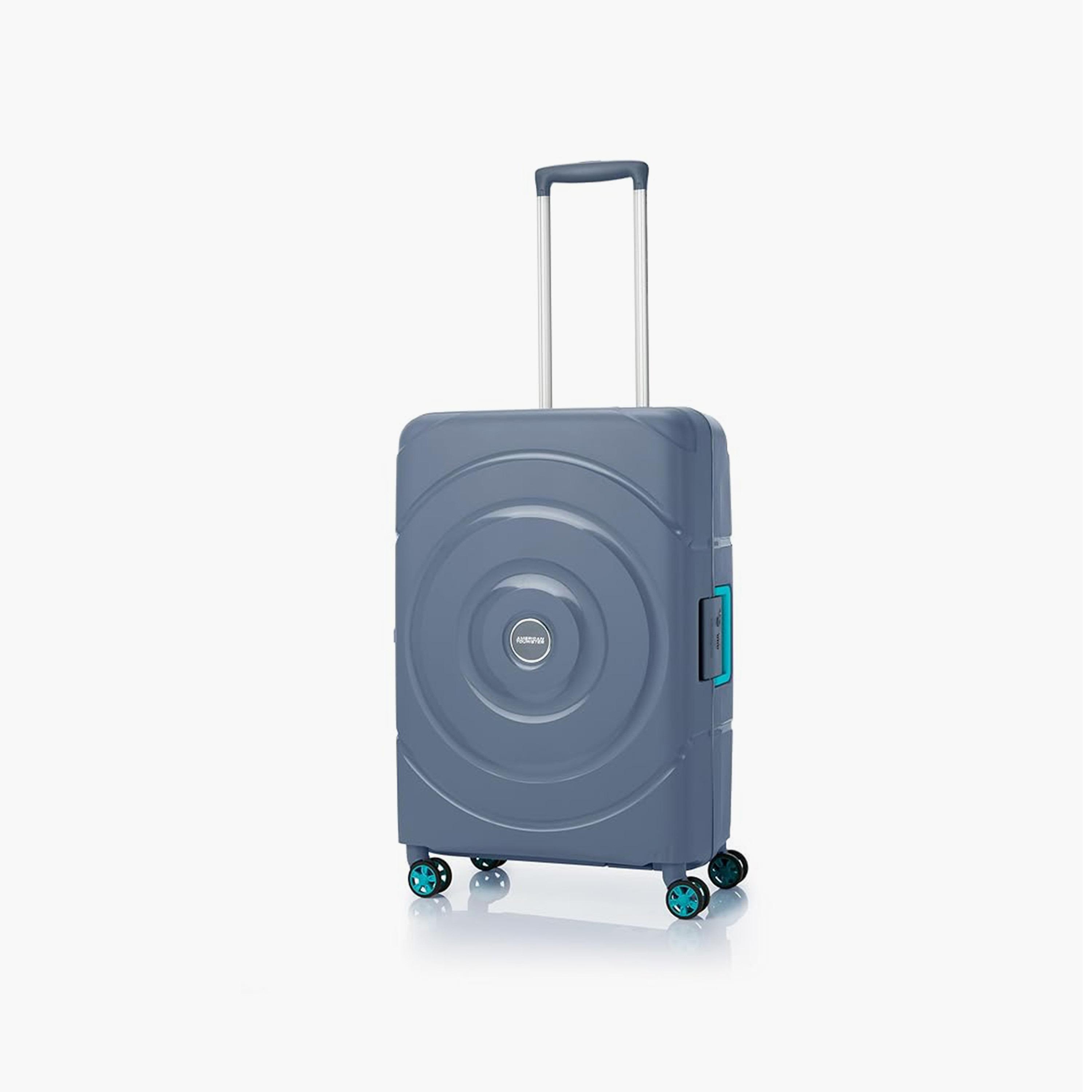 American Tourister 77 CM Azure Grey Circurity Hardcase Trolley Bag with TSA Lock-travel-luggagesandbags-luggage-image-1