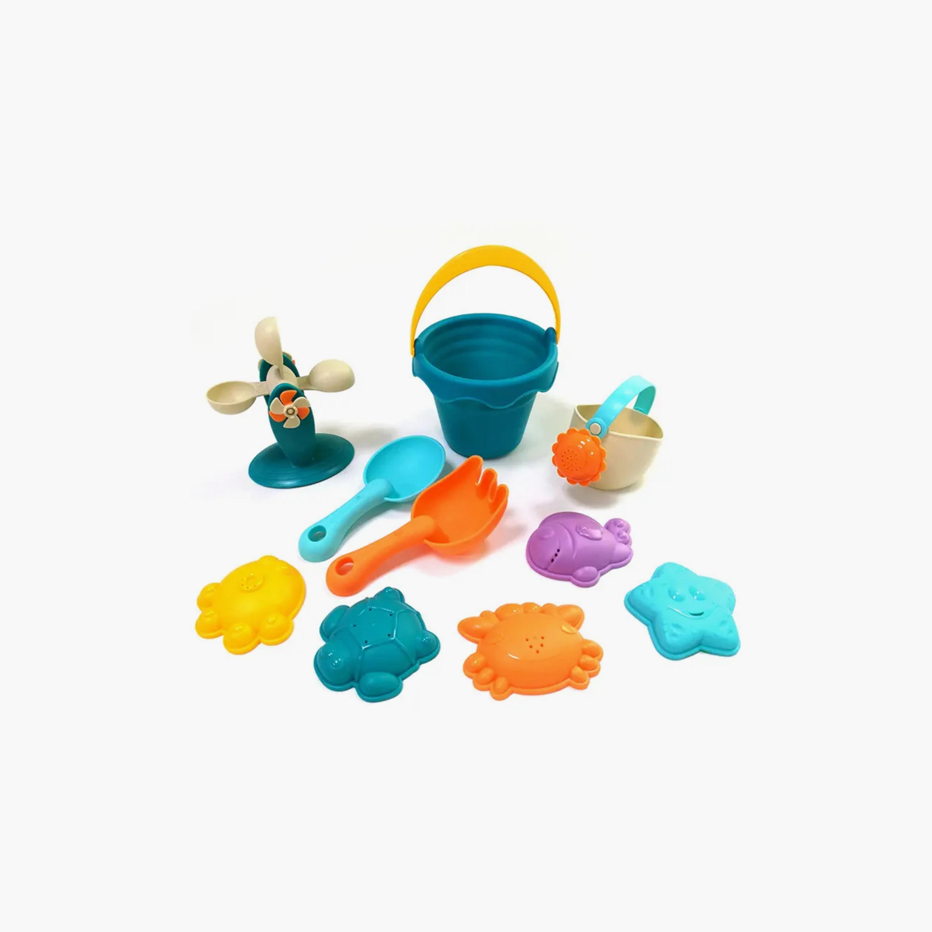 Huanger 9-Piece Sand & Beach Playset-toys-outdoor-poolandbeach-beachtoys-image-2