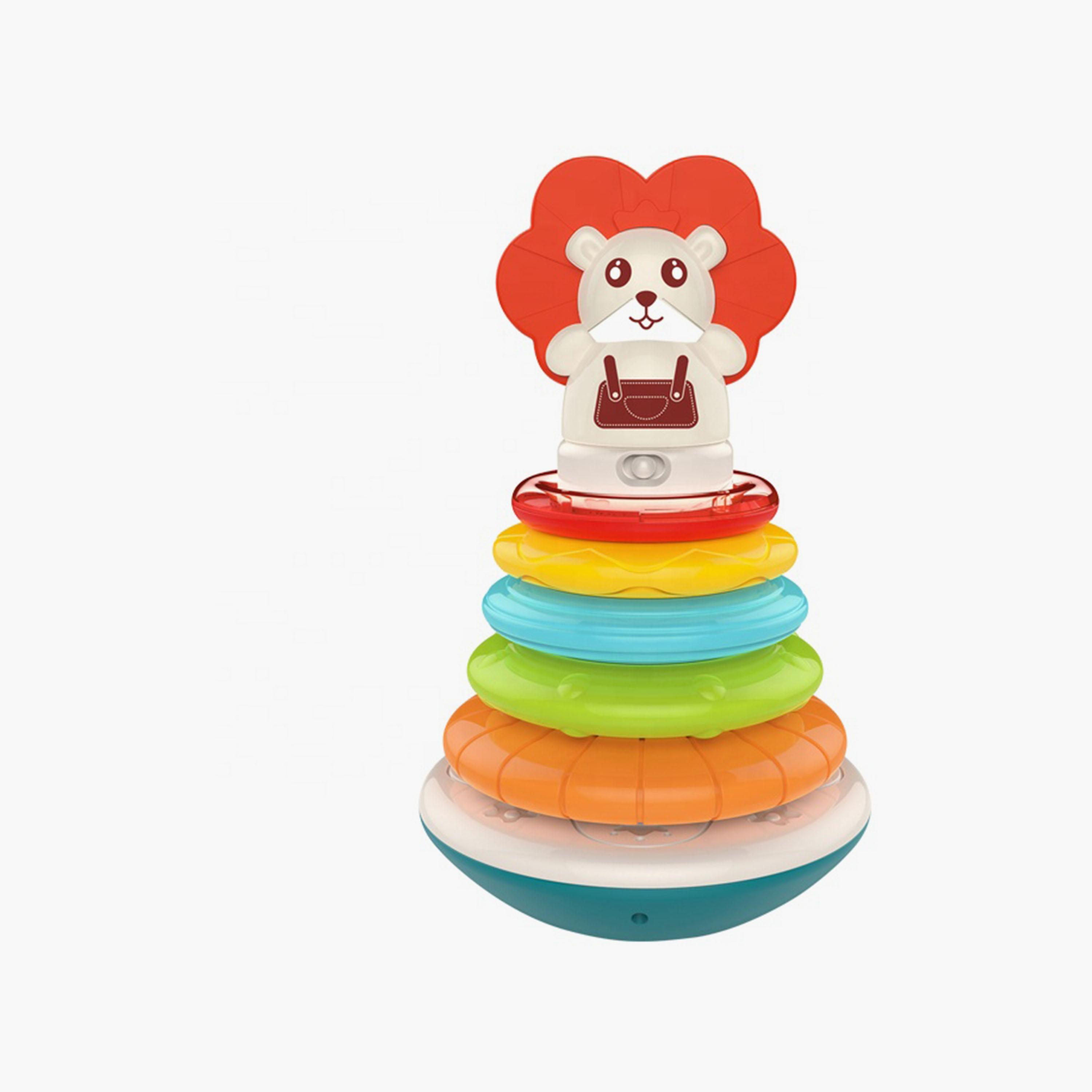 Huanger Stacking Musical Toy, Lion-toys-babyandtoddlertoys-stackingandnestingtoys-image-1