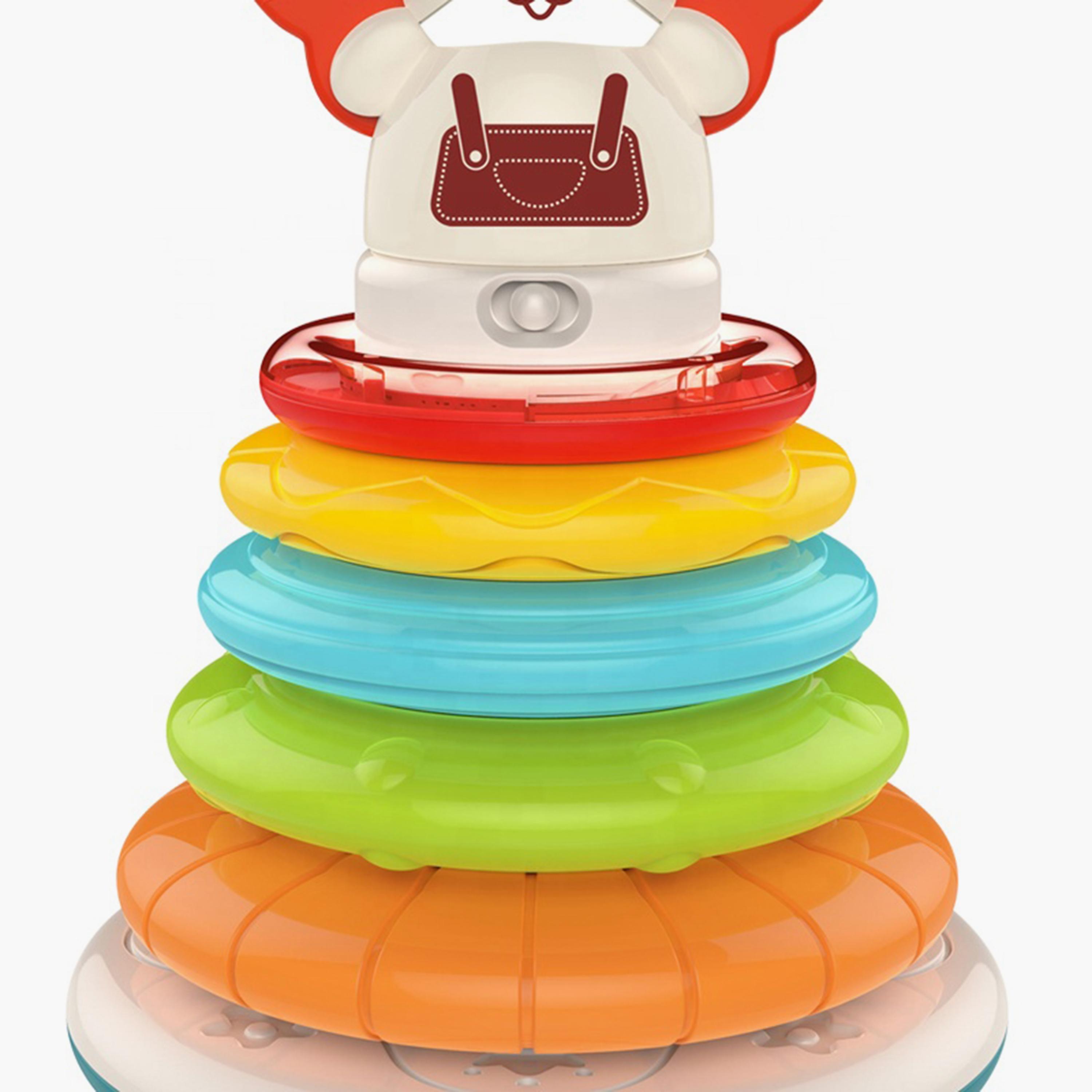 Huanger Stacking Musical Toy, Lion-toys-babyandtoddlertoys-stackingandnestingtoys-image-3