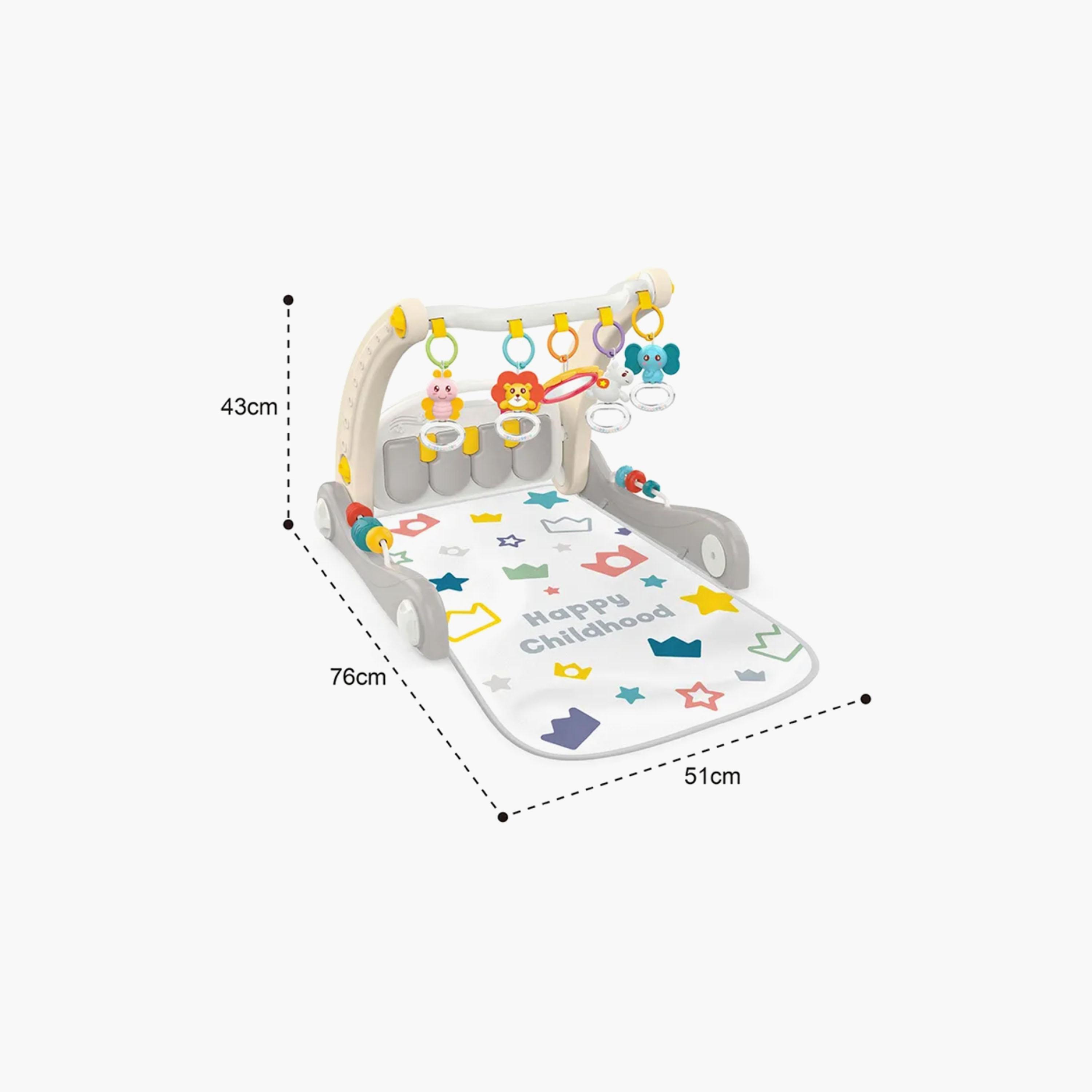 Huanger 2-in-1 Piano Rack & Walker-baby-infantactivity-walkers-image-2