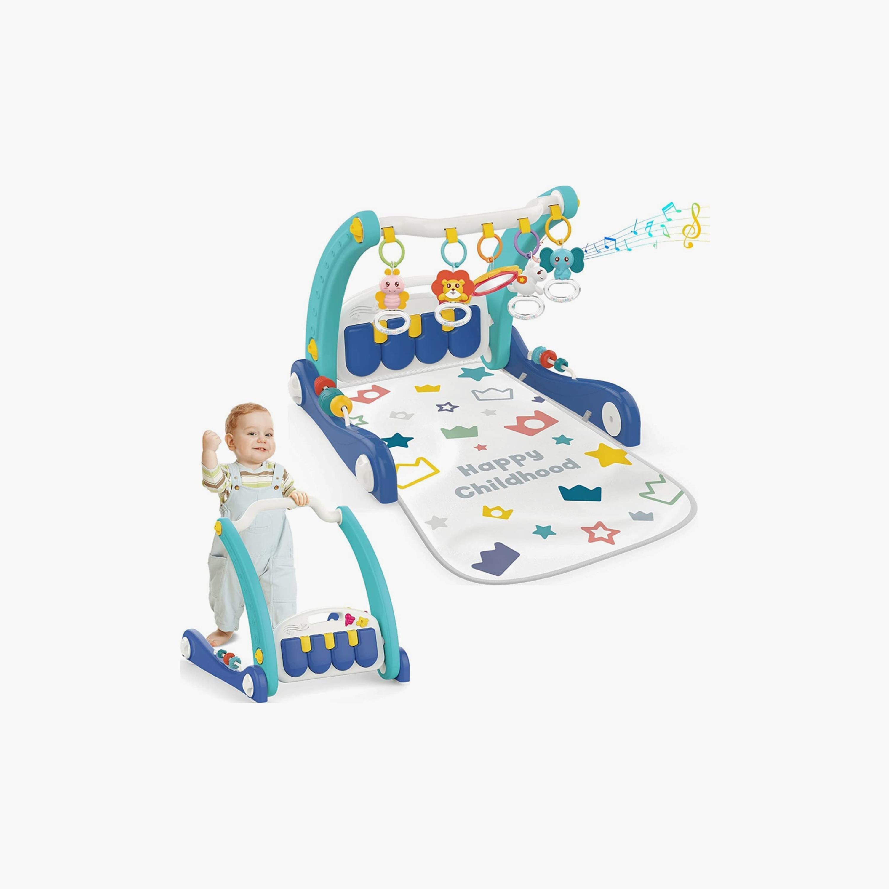 Huanger 2-in-1 Piano Rack & Walker-baby-infantactivity-walkers-image-1