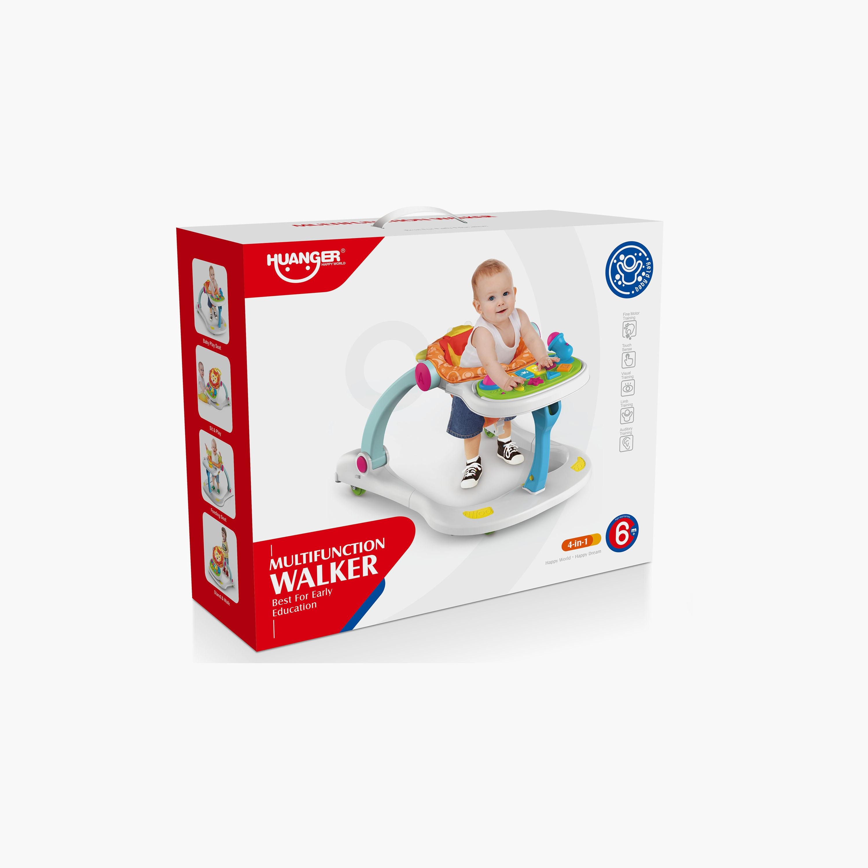Huanger 4-in-1 Lion Baby Walker-baby-infantactivity-walkers-image-4