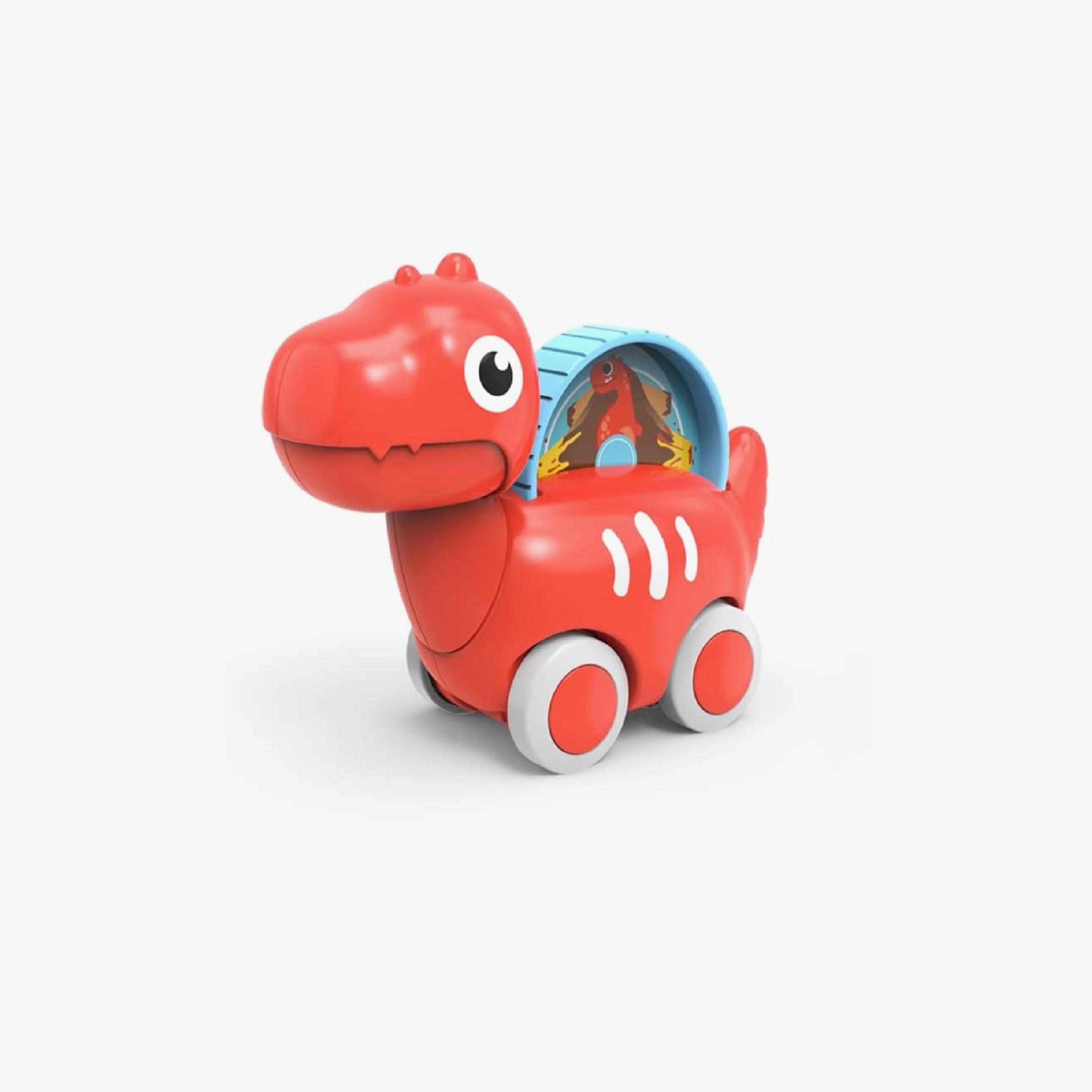 Huanger Dinosaur Toy Car, Red-toys-babyandtoddlertoys-pushandpulltoys-image-1