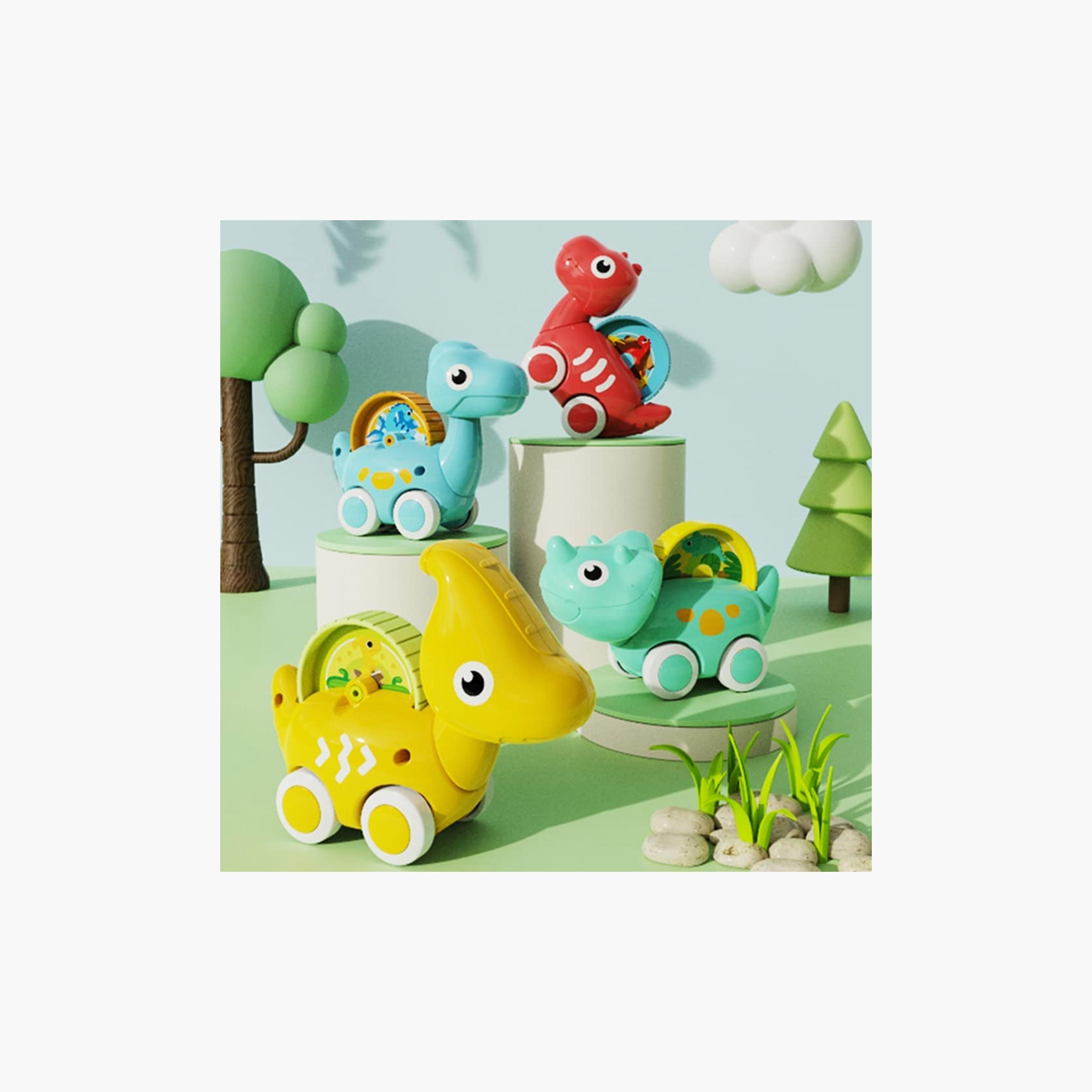 Huanger Dinosaur Toy Car, Red-toys-babyandtoddlertoys-pushandpulltoys-image-4